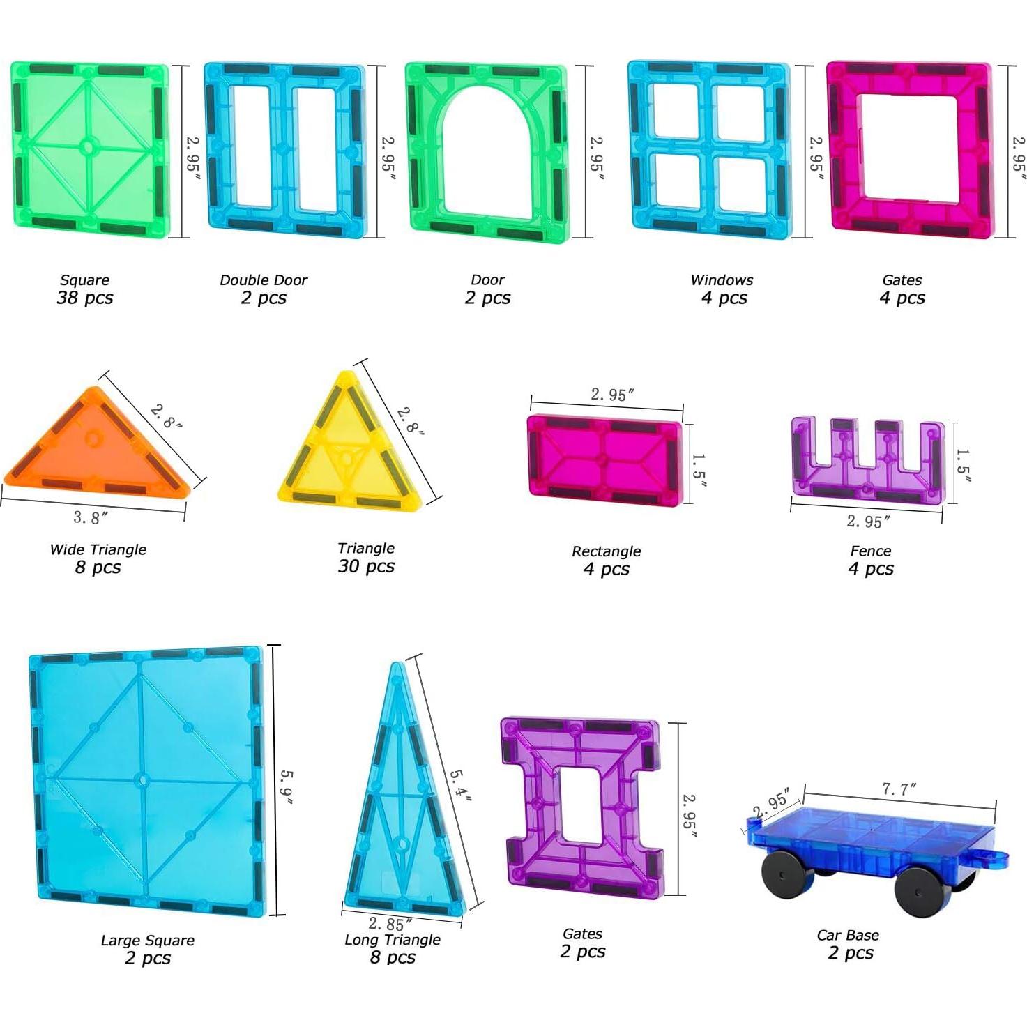 Juego de Azulejos Magnéticos NEOFORMERS 110 Piezas STEM