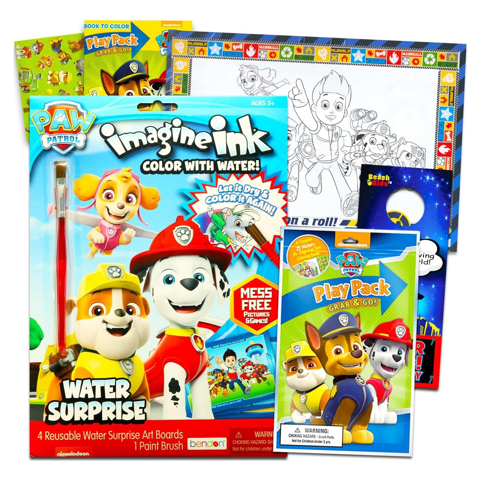 Libro de Colorear Paw Patrol Imagine Ink - Pintura Reutilizable