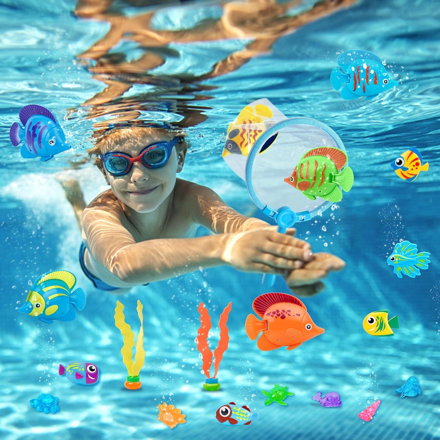 Juego de Pesca y Buceo para Niños 23 Piezas Korlon Tec