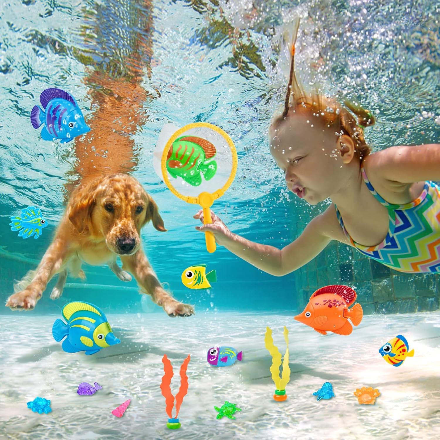 Juego de Pesca y Buceo para Niños 23 Piezas Korlon Tec