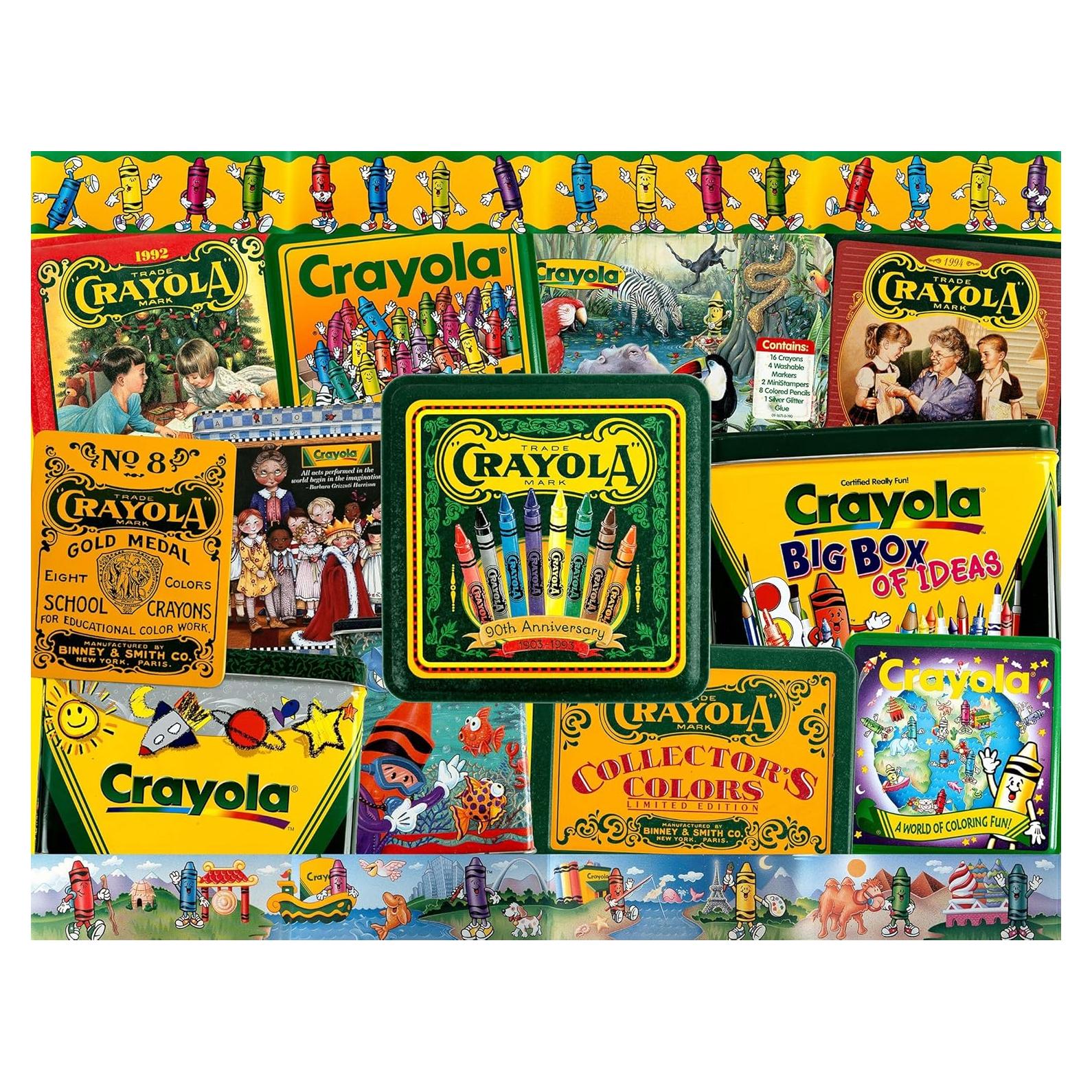 Rompecabezas Crayola 400 Piezas Springbok Collage Vintage