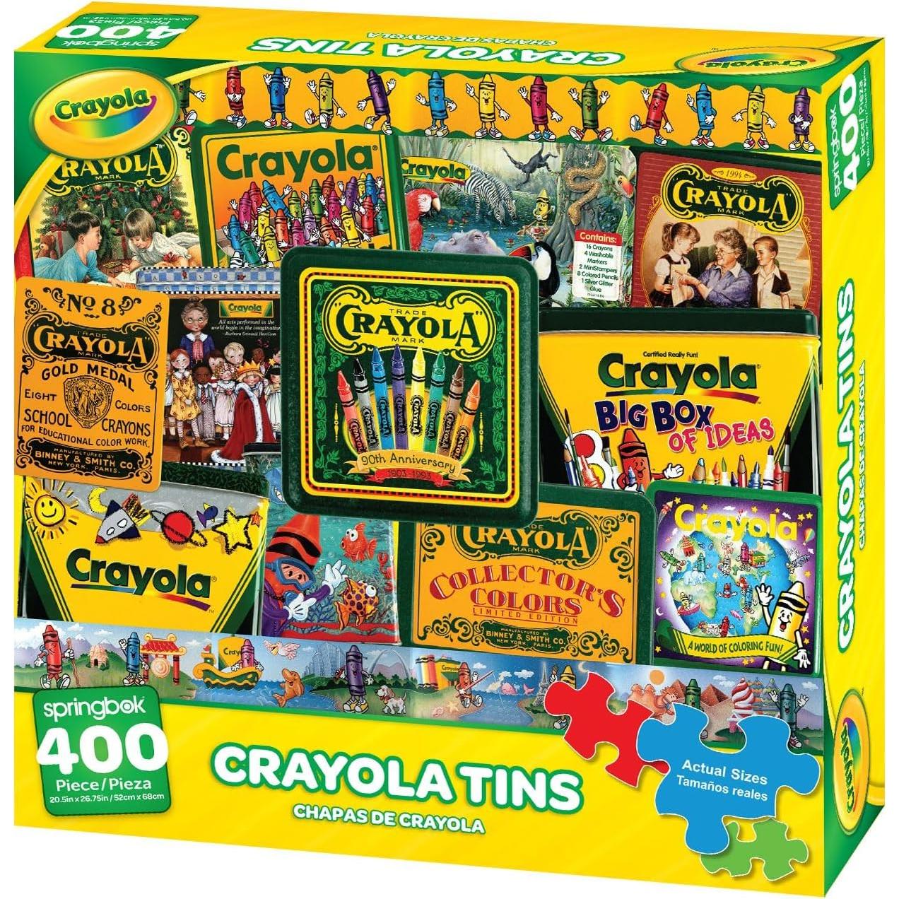 Rompecabezas Crayola 400 Piezas Springbok Collage Vintage