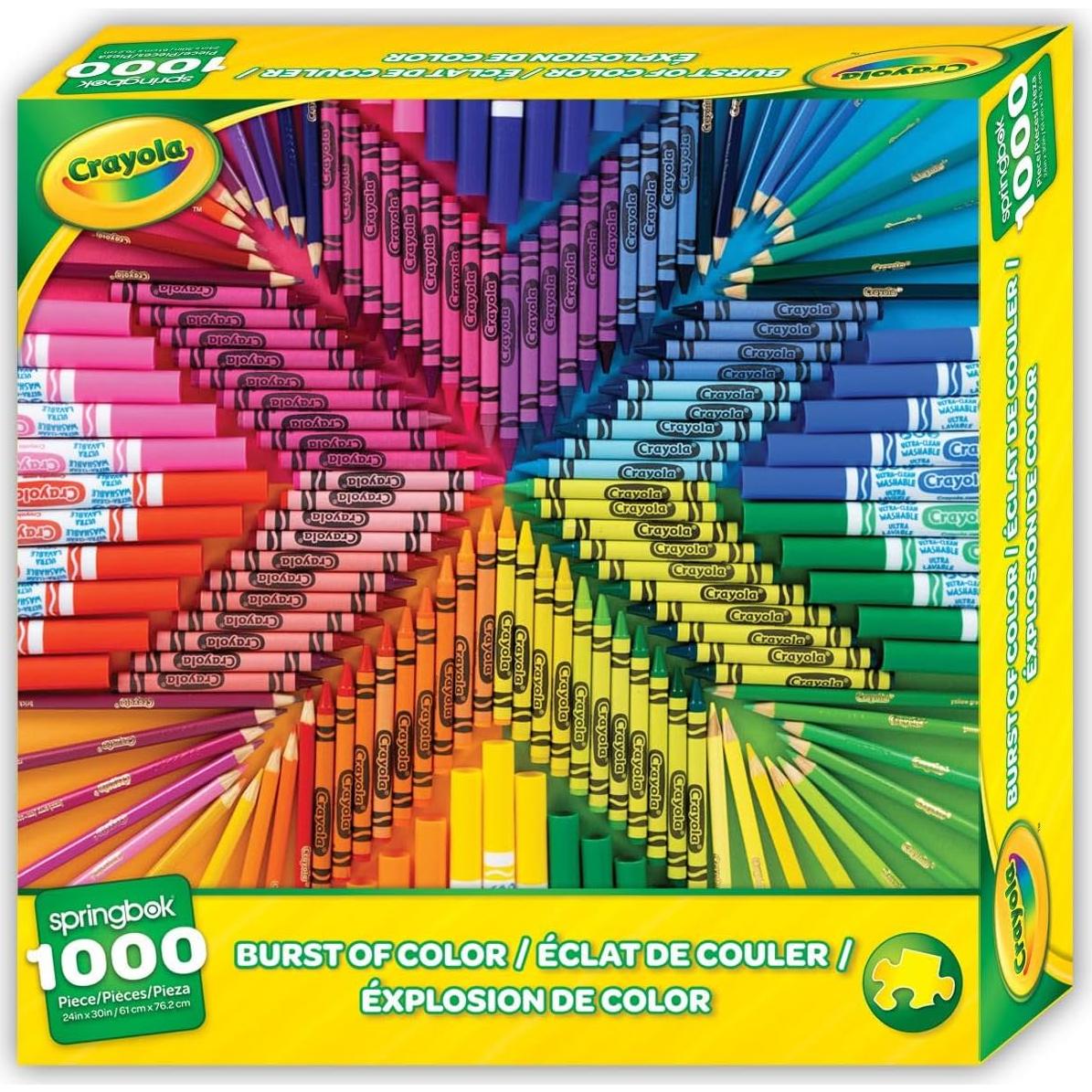 Rompecabezas de 1000 Piezas Springbok Crayola Arcoíris