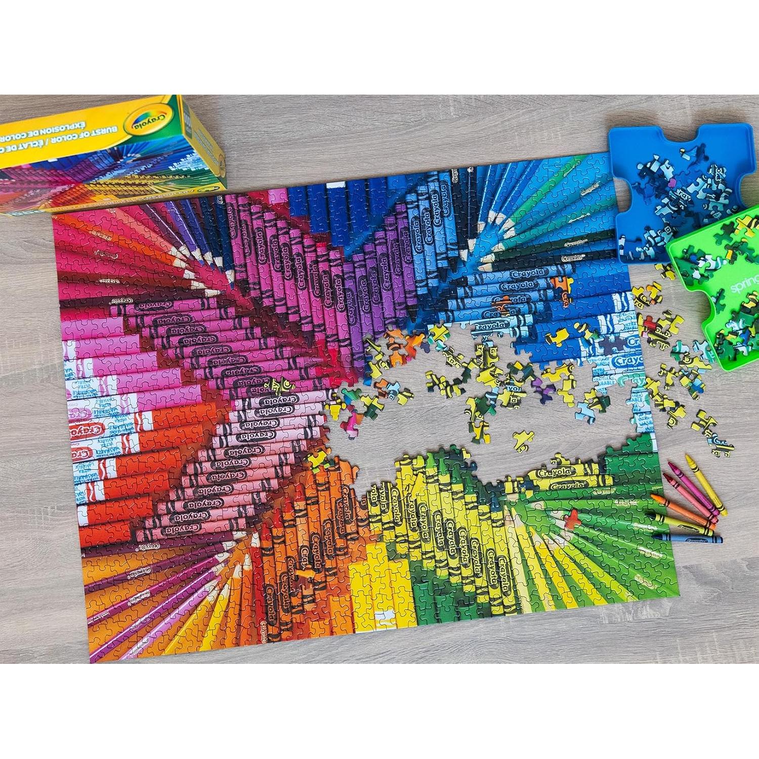 Rompecabezas de 1000 Piezas Springbok Crayola Arcoíris