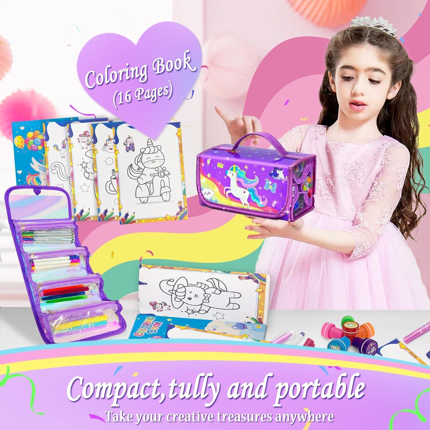 Conjunto de 56 Marcadores Lavables Weirtoya Unicornio