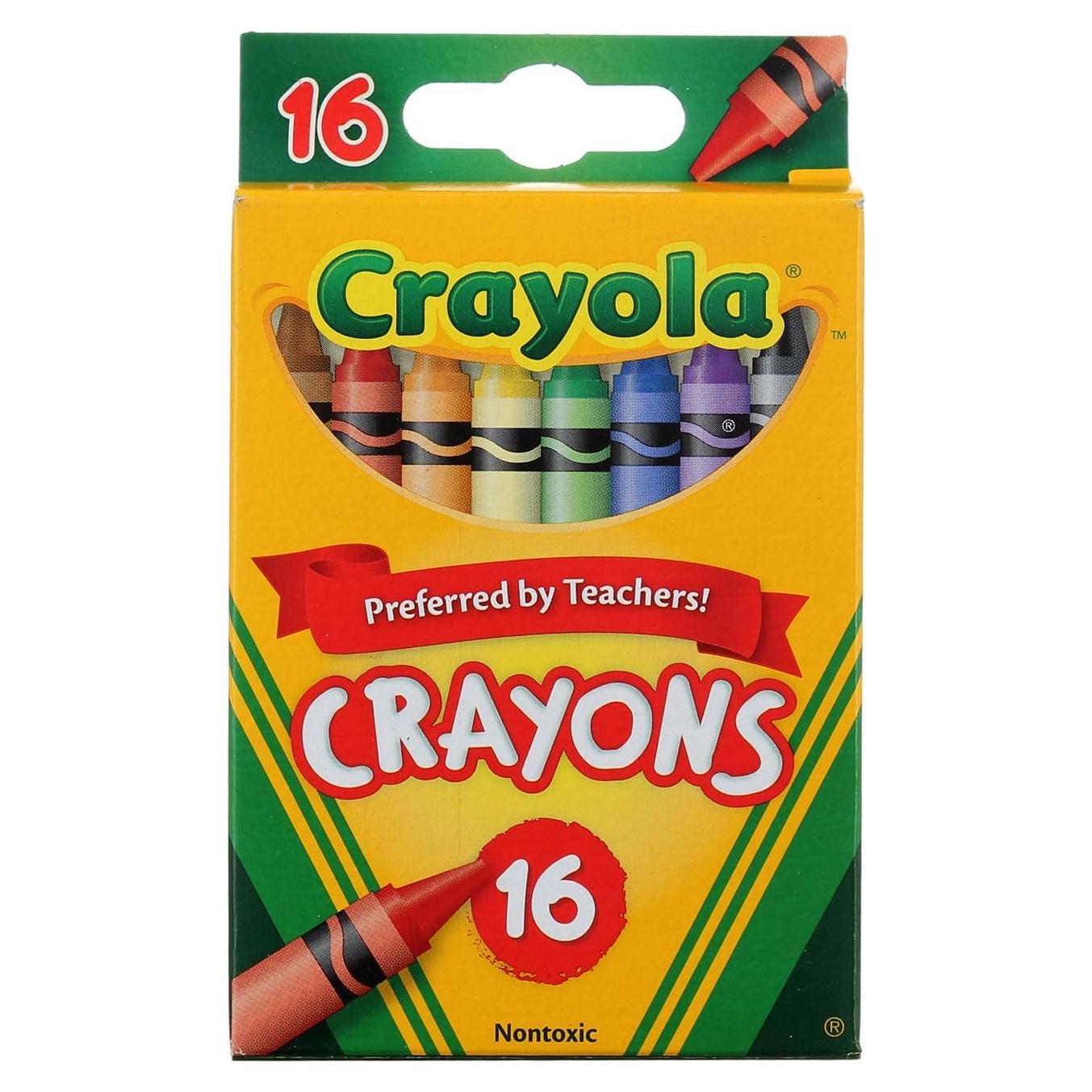 Crayones Clásicos Crayola 16 unidades - No tóxicos
