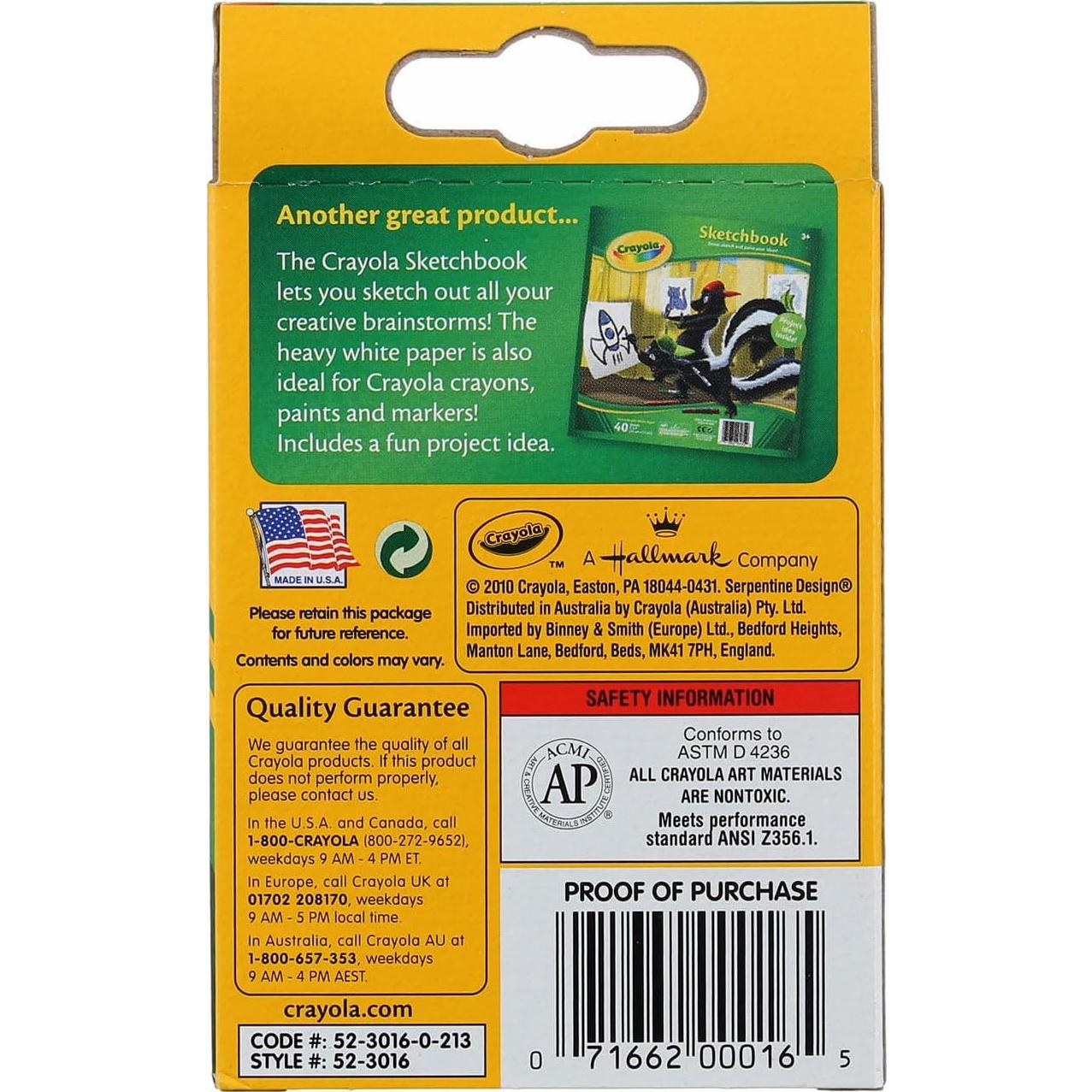 Crayones Clásicos Crayola 16 unidades - No tóxicos