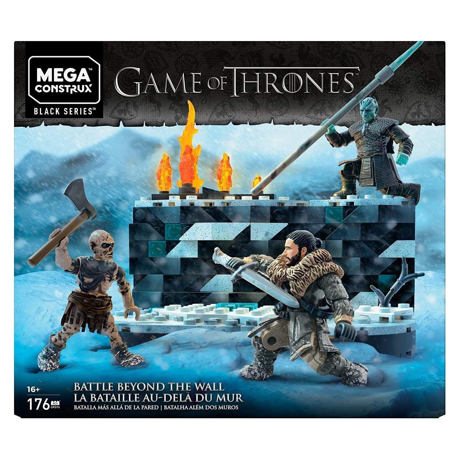 Juego de Tronos Mega Construx Jon Snow y Rey de la Noche
