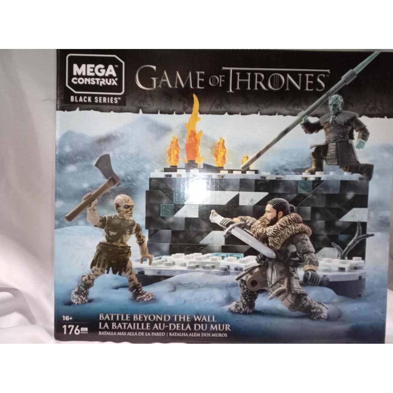 Juego de Tronos Mega Construx Jon Snow y Rey de la Noche