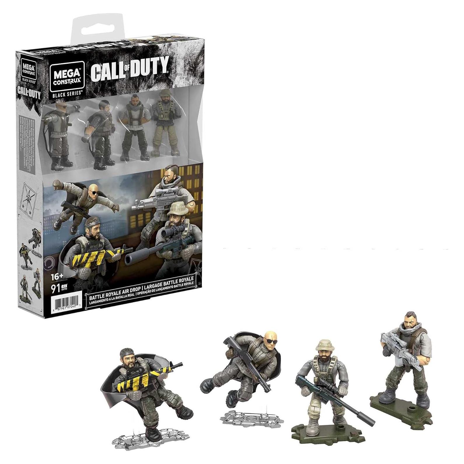 Mega Construx Call of Duty Batalla Real 4 Figuras