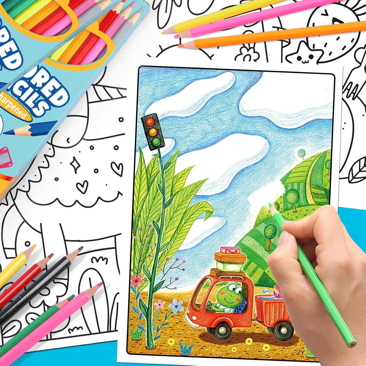 Lápices de Colores Toidgy 72 Paquetes 864 Piezas Multicolor