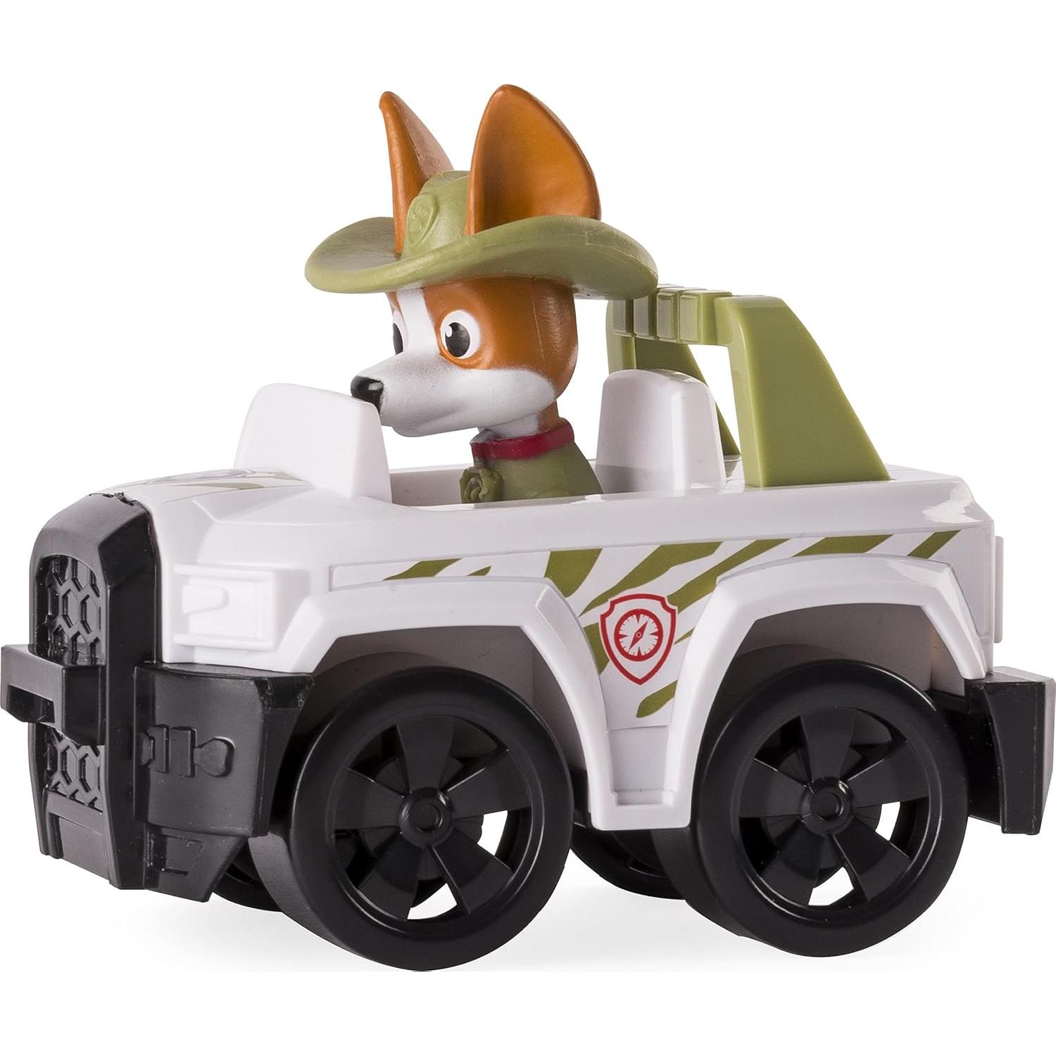 Cachorro Tracker Paw Patrol con Vehículo - Rescatista Spin Master