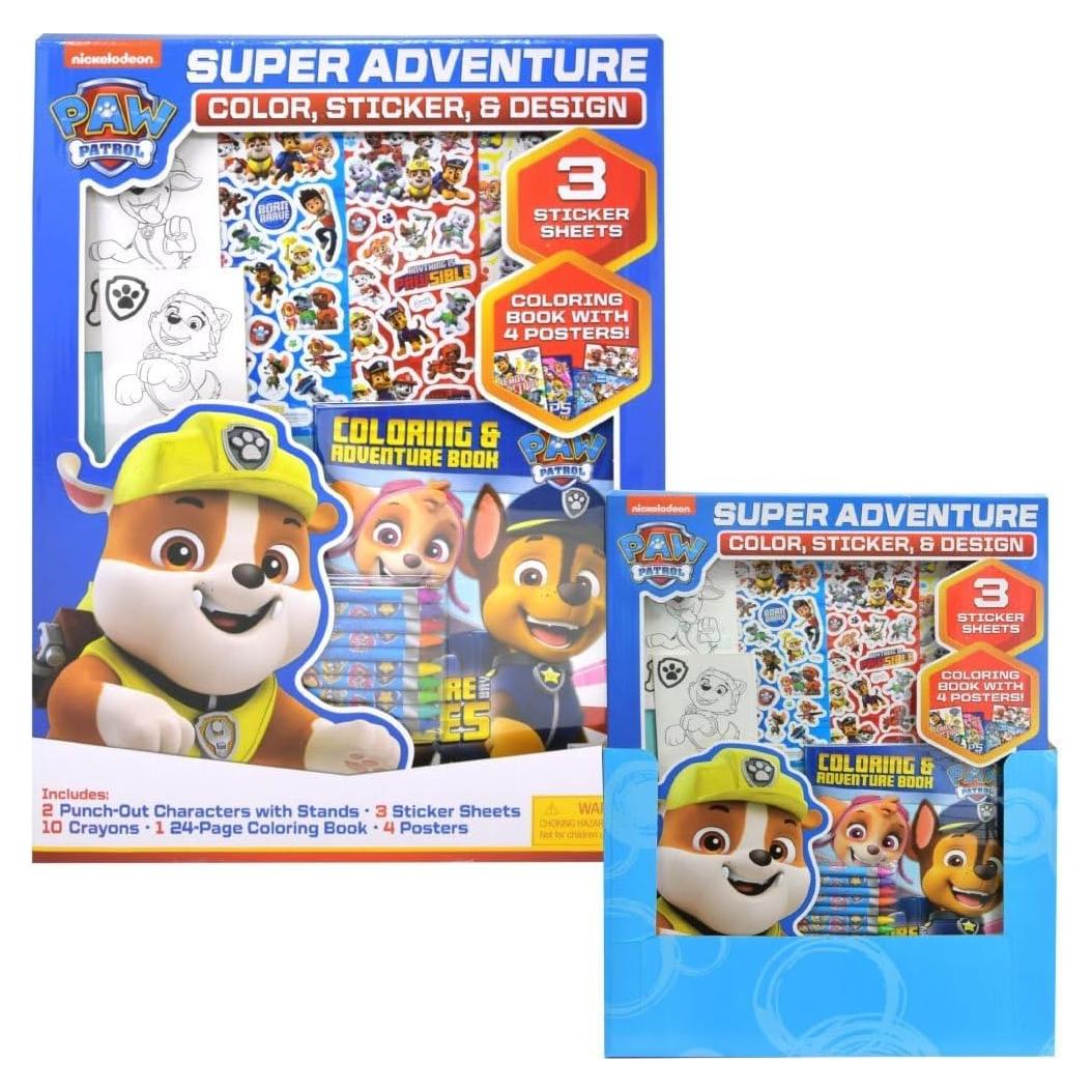 Conjunto de Super Actividades Paw Patrol - 24 Páginas para Colorear