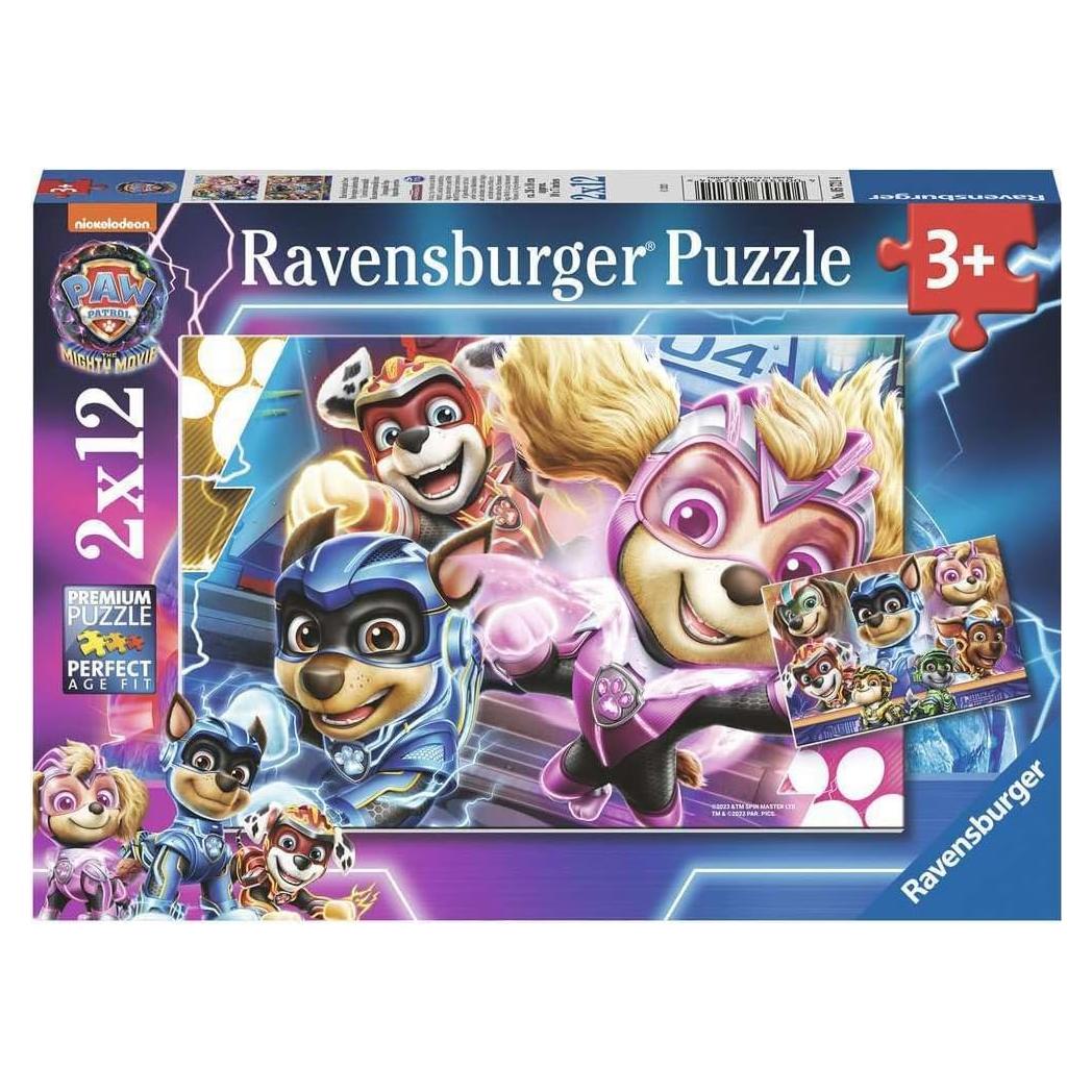 Rompecabezas Infantil Ravensburger 05721 Patrulla Canina 2x12 Piezas