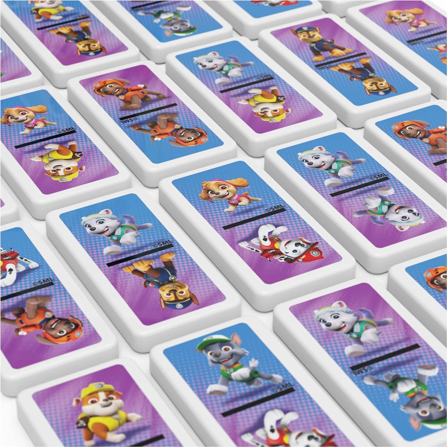 Dominó Paw Patrol Spin Master - Juego Familiar 2-4 Jugadores