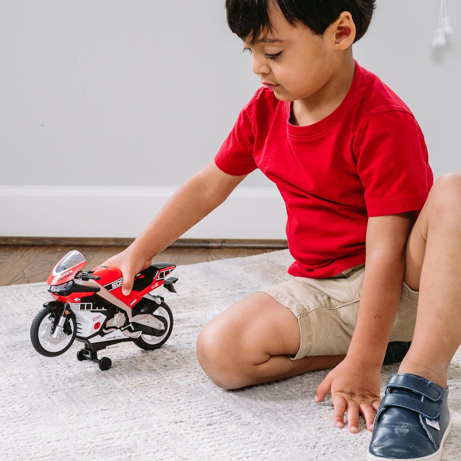 Motocicleta de Juguete Motorizada Maxx Action Roja 0.5kg