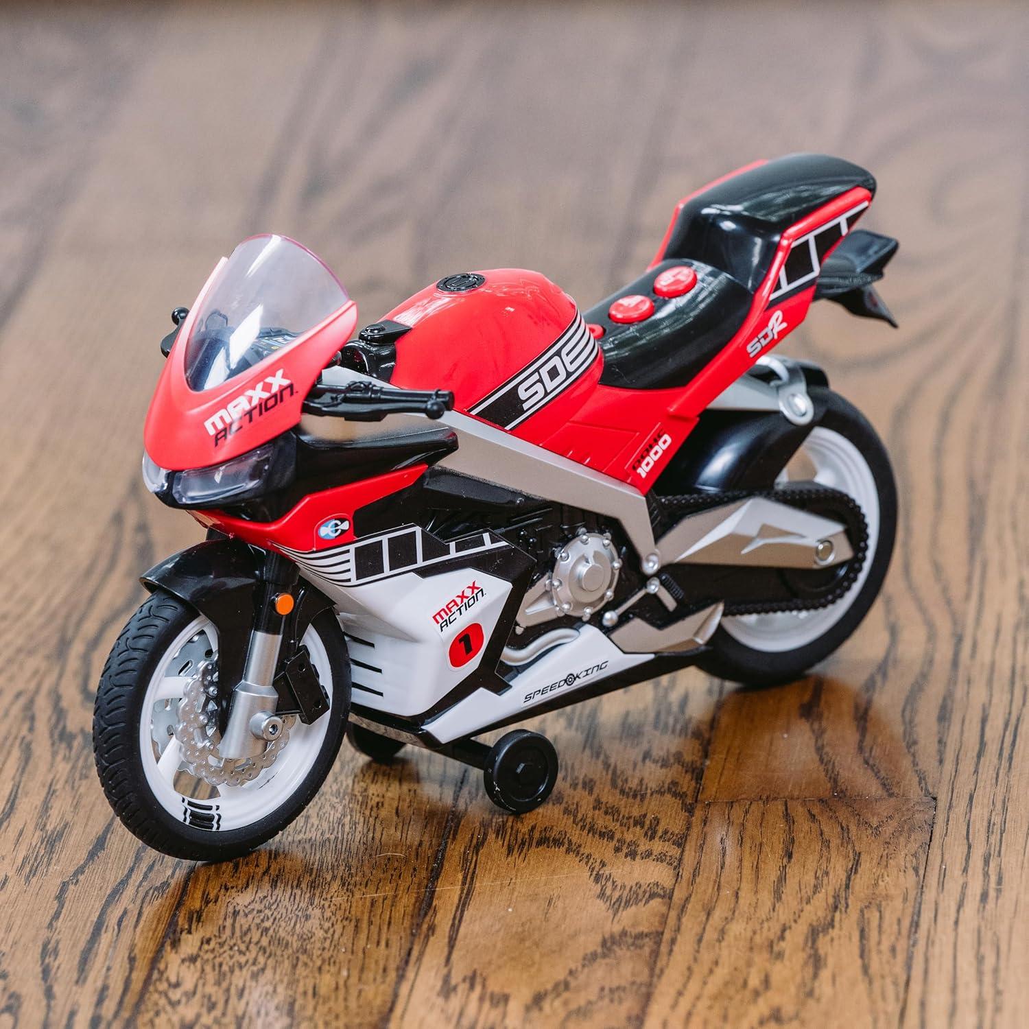 Motocicleta de Juguete Motorizada Maxx Action Roja 0.5kg