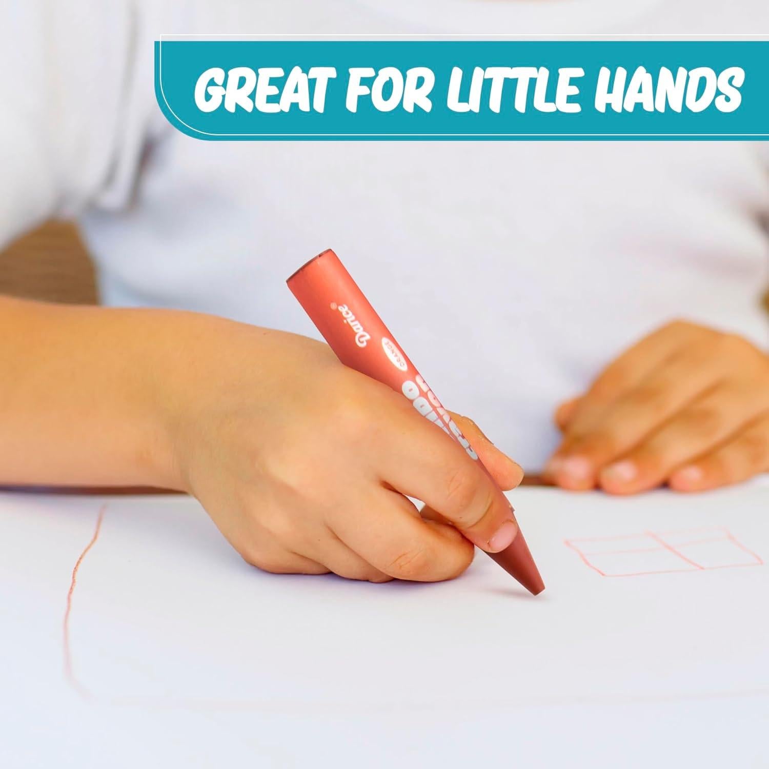 Crayones Jumbo Darice 20 Colores Lavables No Tóxicos