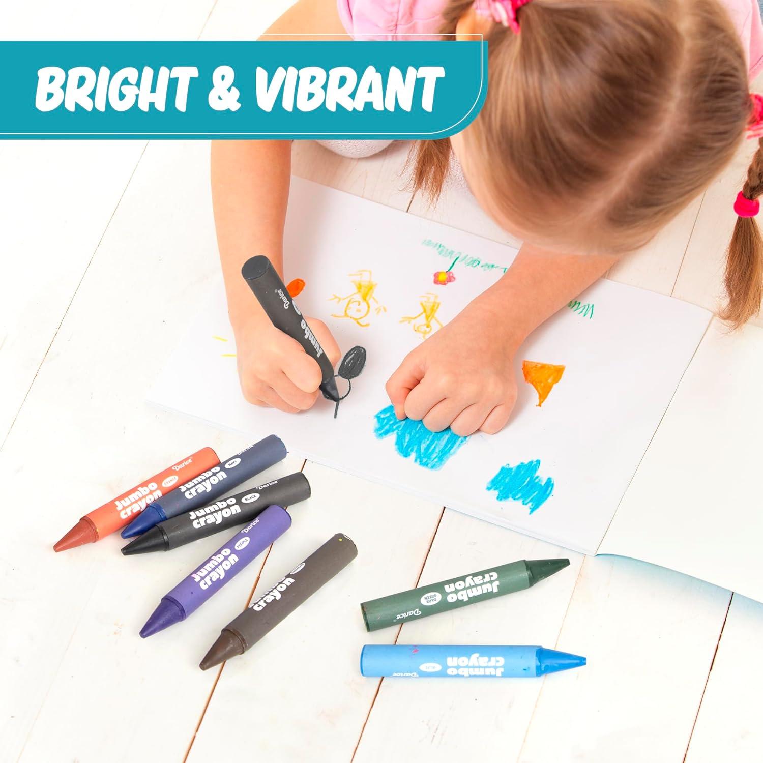 Crayones Jumbo Darice 20 Colores Lavables No Tóxicos