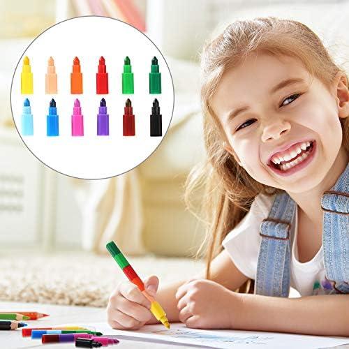 Crayones Apilables Coloridos Leinuosen - 12 Piezas