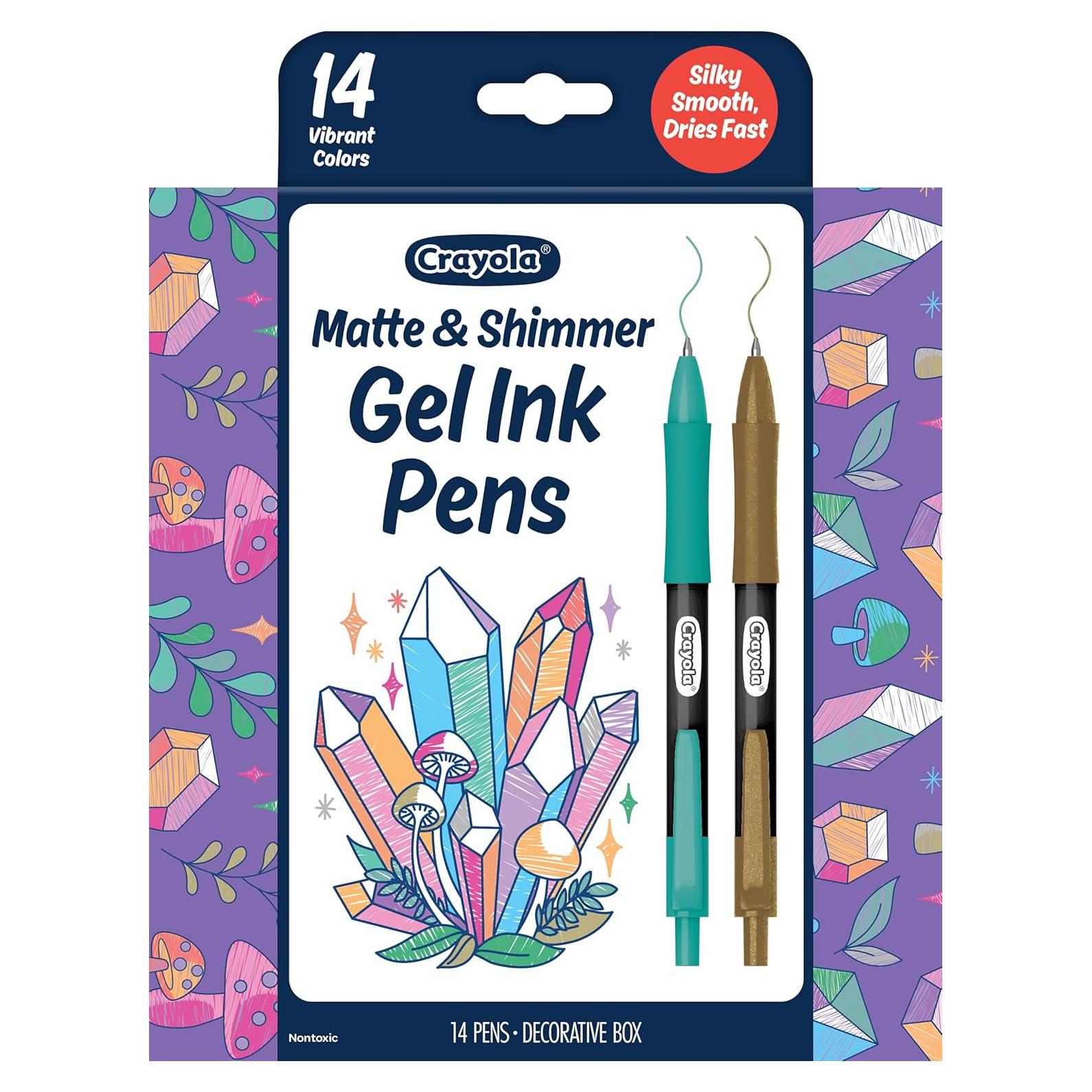 Conjunto de 14 Marcadores de Tinta de Gel Crayola - Mate y Brillantes