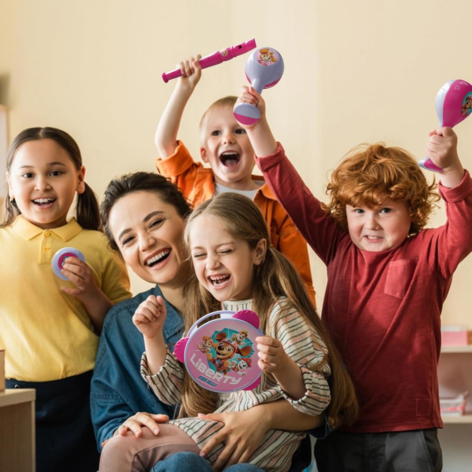 Conjunto Musical Lollipop - Flauta, Maracas, Armónica y Pandereta para Niños 24 meses+