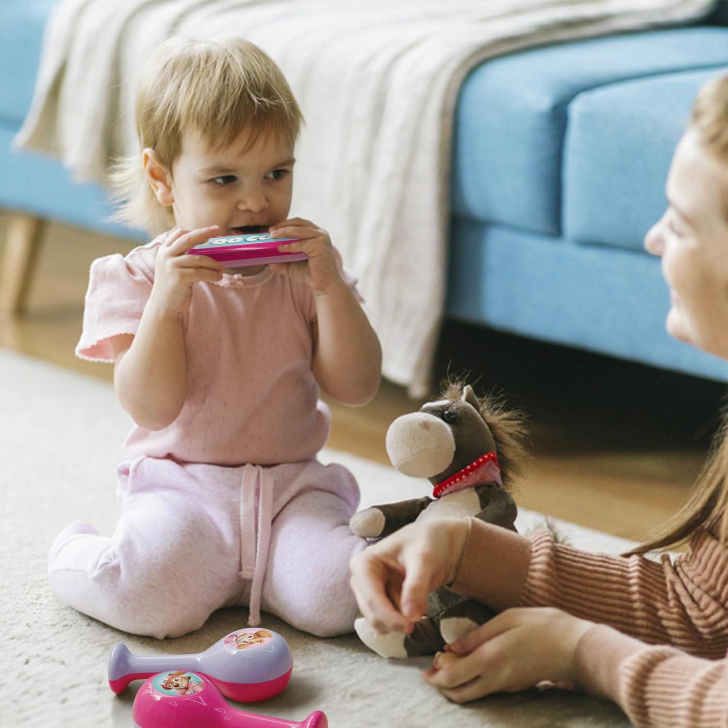 Conjunto Musical Lollipop - Flauta, Maracas, Armónica y Pandereta para Niños 24 meses+