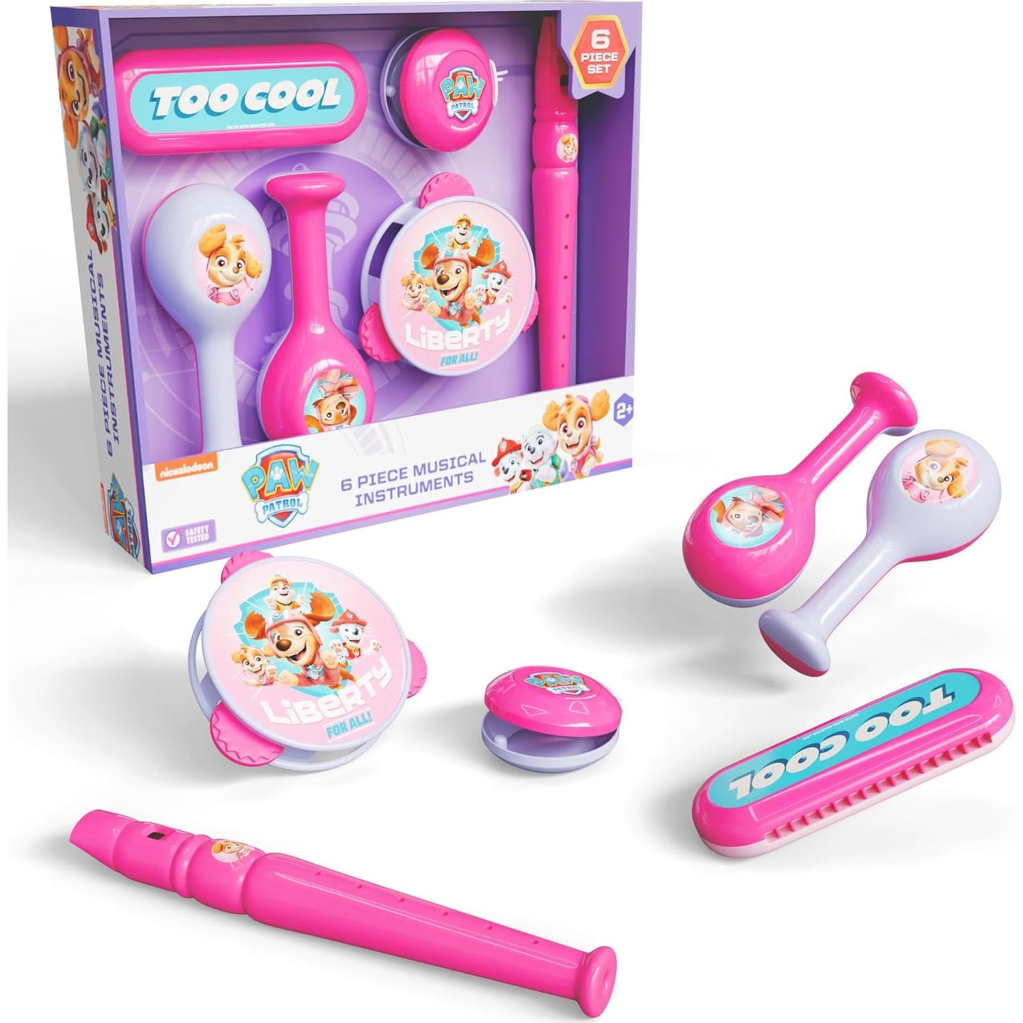 Conjunto Musical Lollipop - Flauta, Maracas, Armónica y Pandereta para Niños 24 meses+