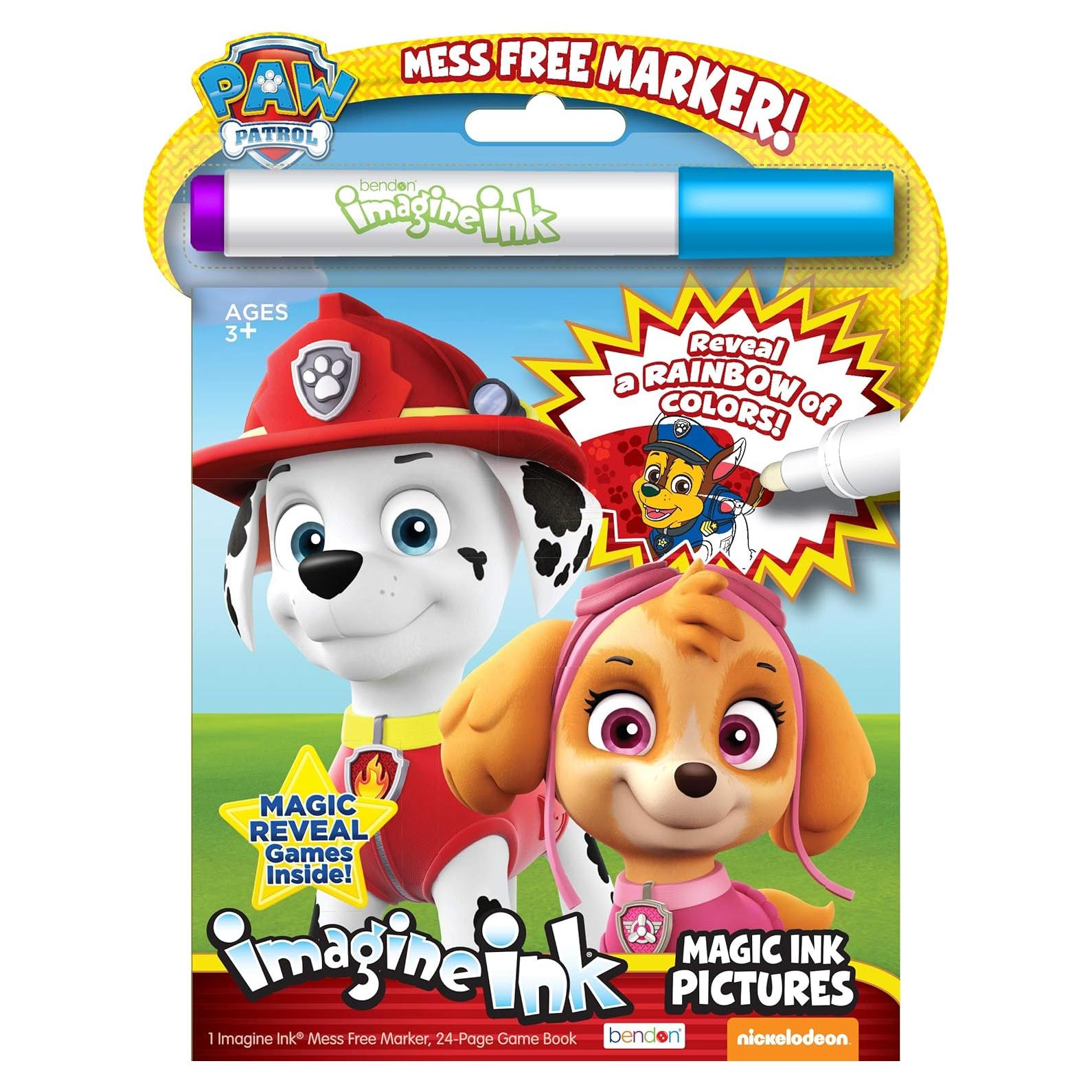 Libro para Colorear Imagine Ink Nickelodeon PAW Patrol 20 Páginas