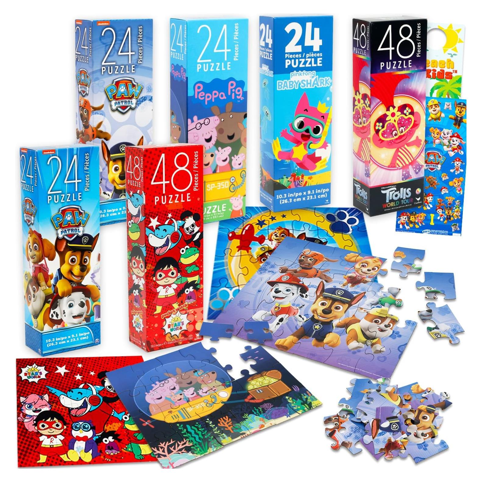 Juego de Rompecabezas Variados 6 Piezas Peppa Pig Paw Patrol