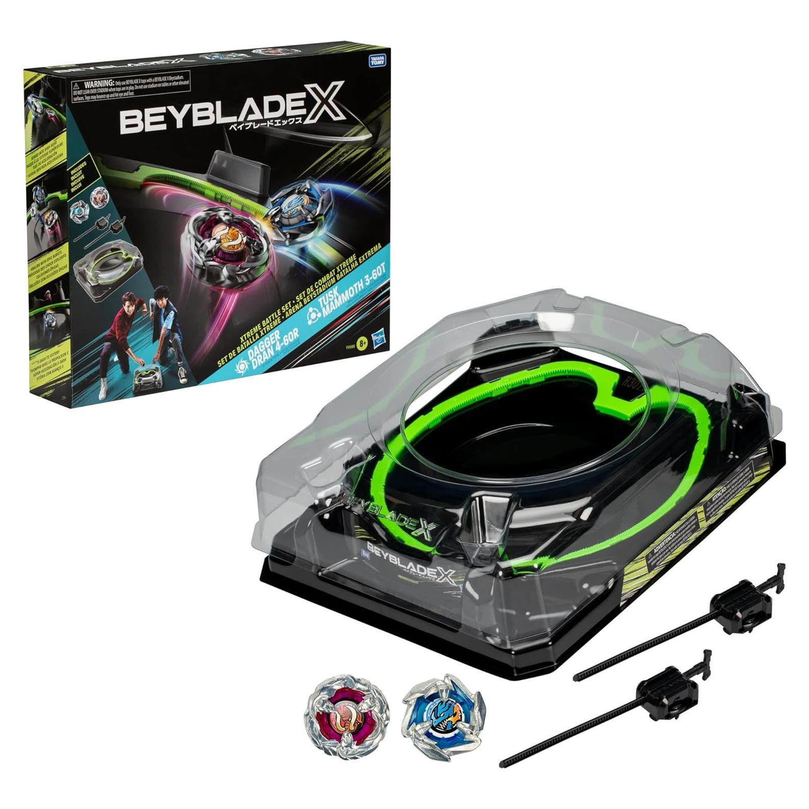Conjunto de Batalla Beyblade X Hasbro con Beystadium y 2 Peonzas
