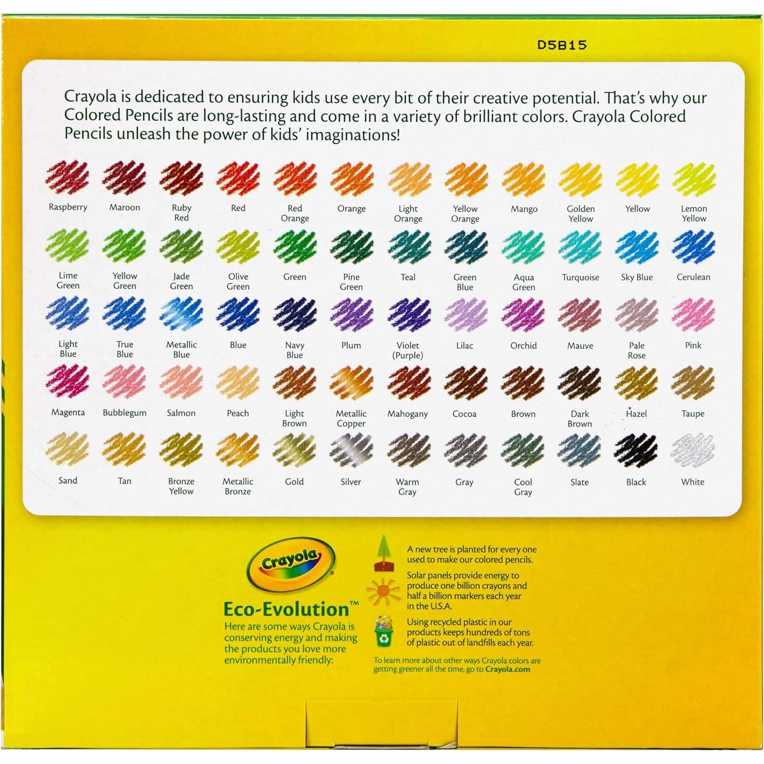 Set de 100 lápices de colores Crayola surtidos 0.91 kg