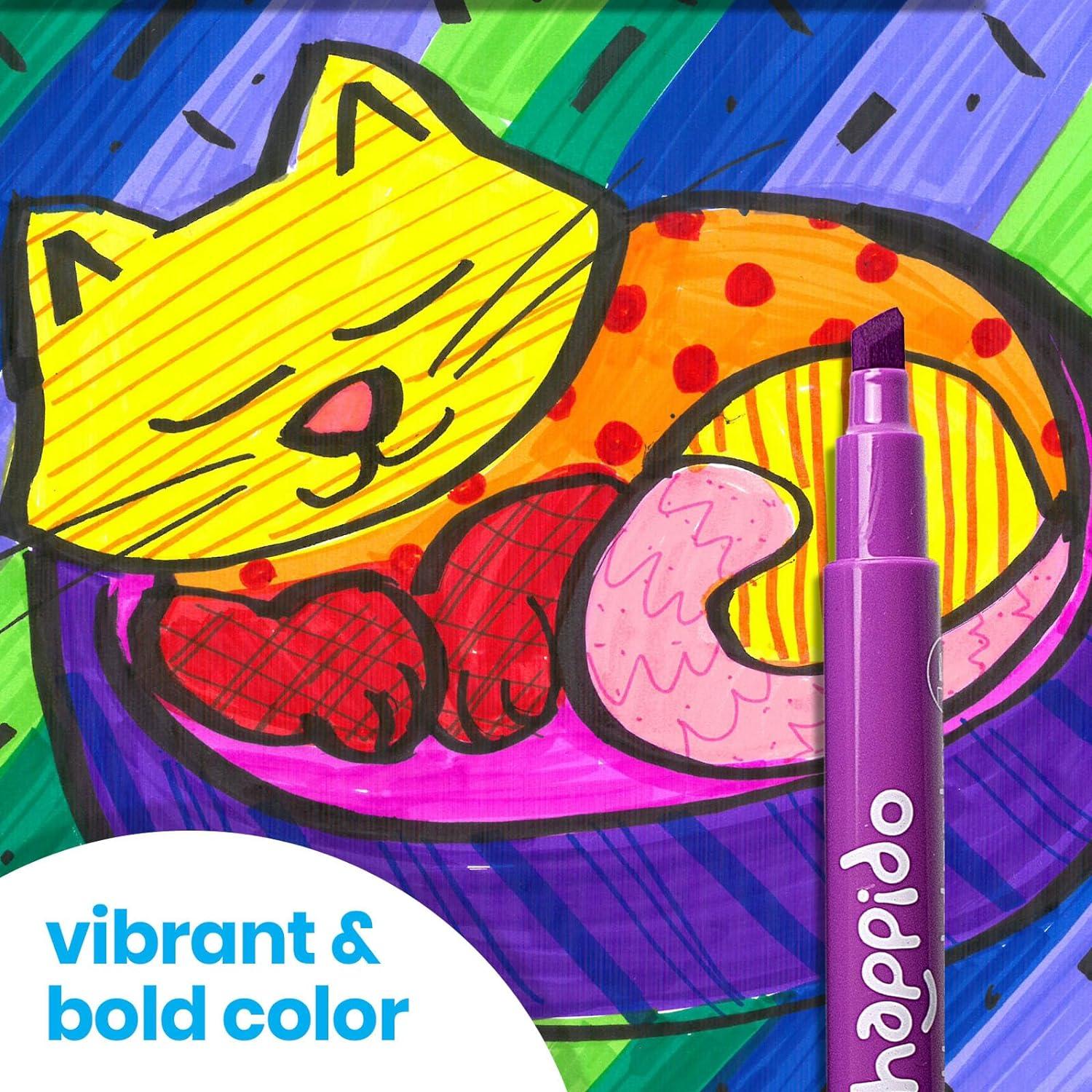 Set de 24 Marcadores Doble Punta Happido No Tóxicos