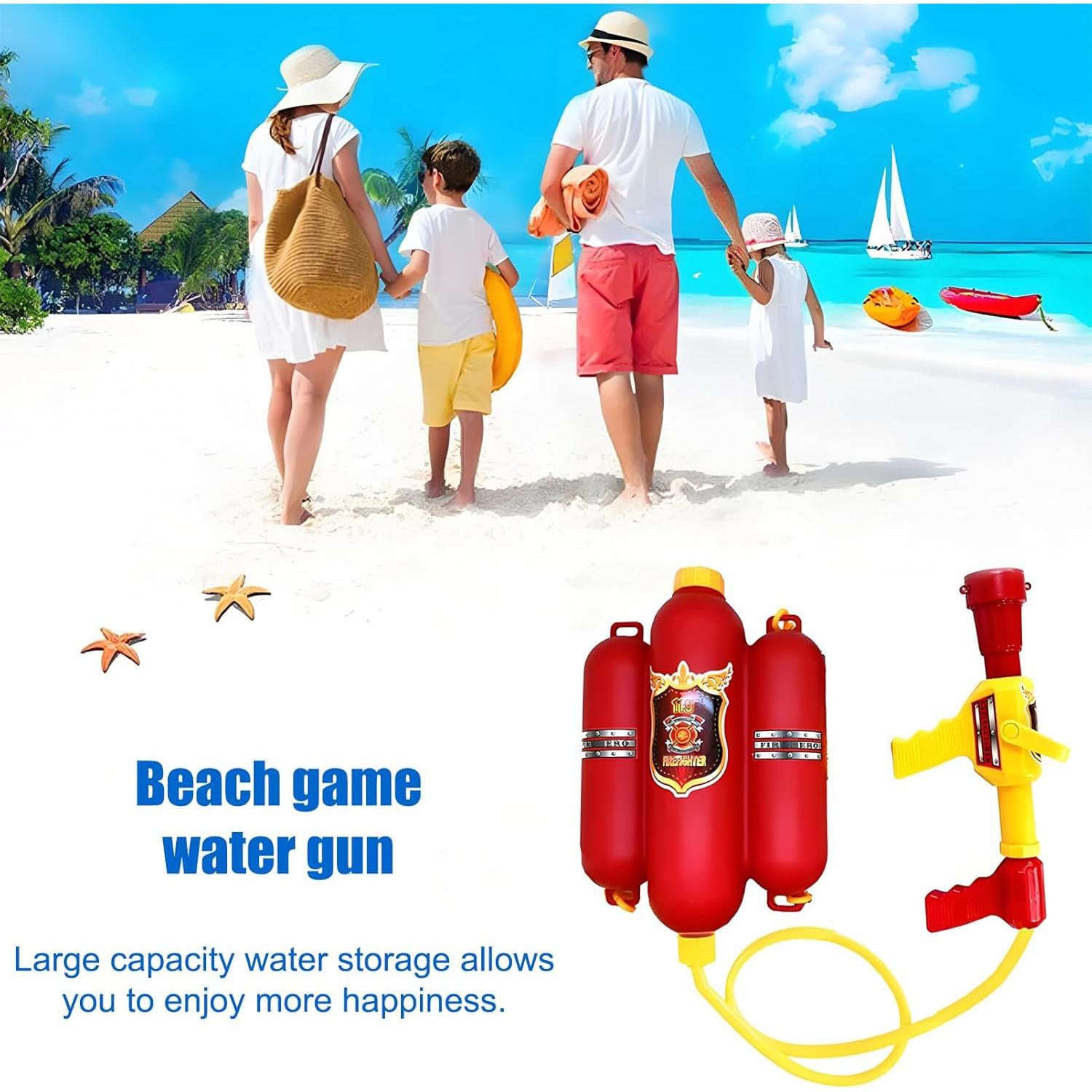 Blaster de Agua Mochila Bombero DLHONORV 2.5L para Niños