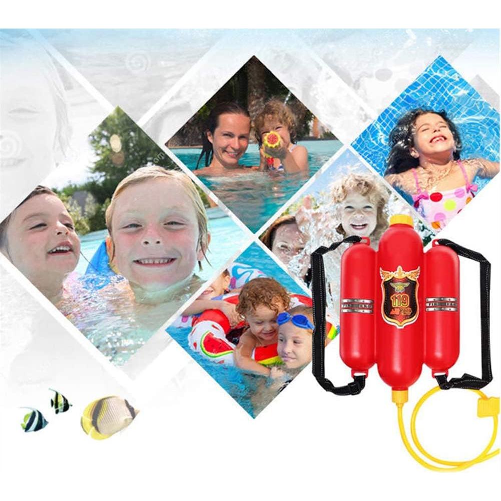 Blaster de Agua Mochila Bombero DLHONORV 2.5L para Niños