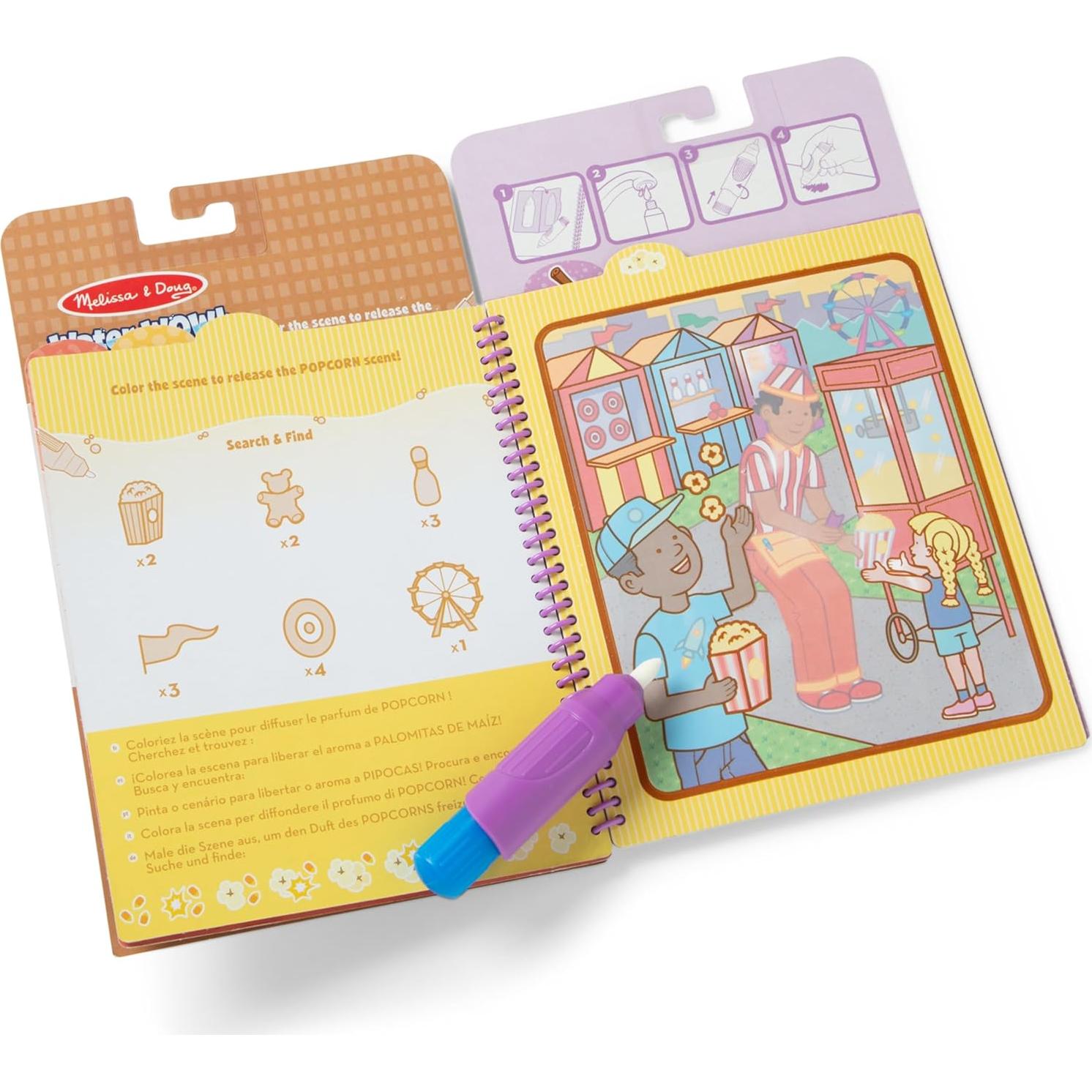 Libro de Pintura Reutilizable Melissa & Doug Golosinas