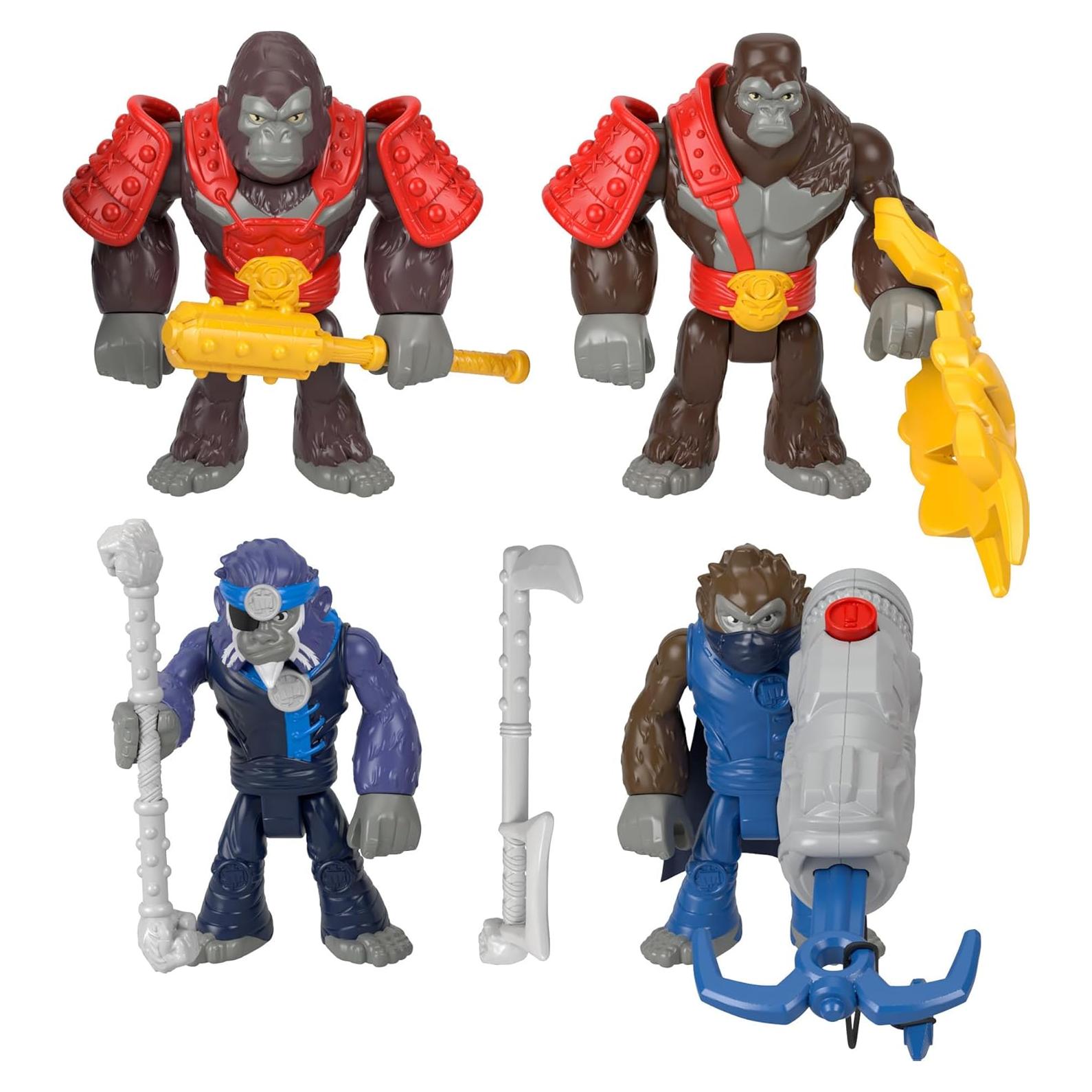 Fisher-Price Imaginext Set de Figuras de Monos y Gorilas 9 Pzs