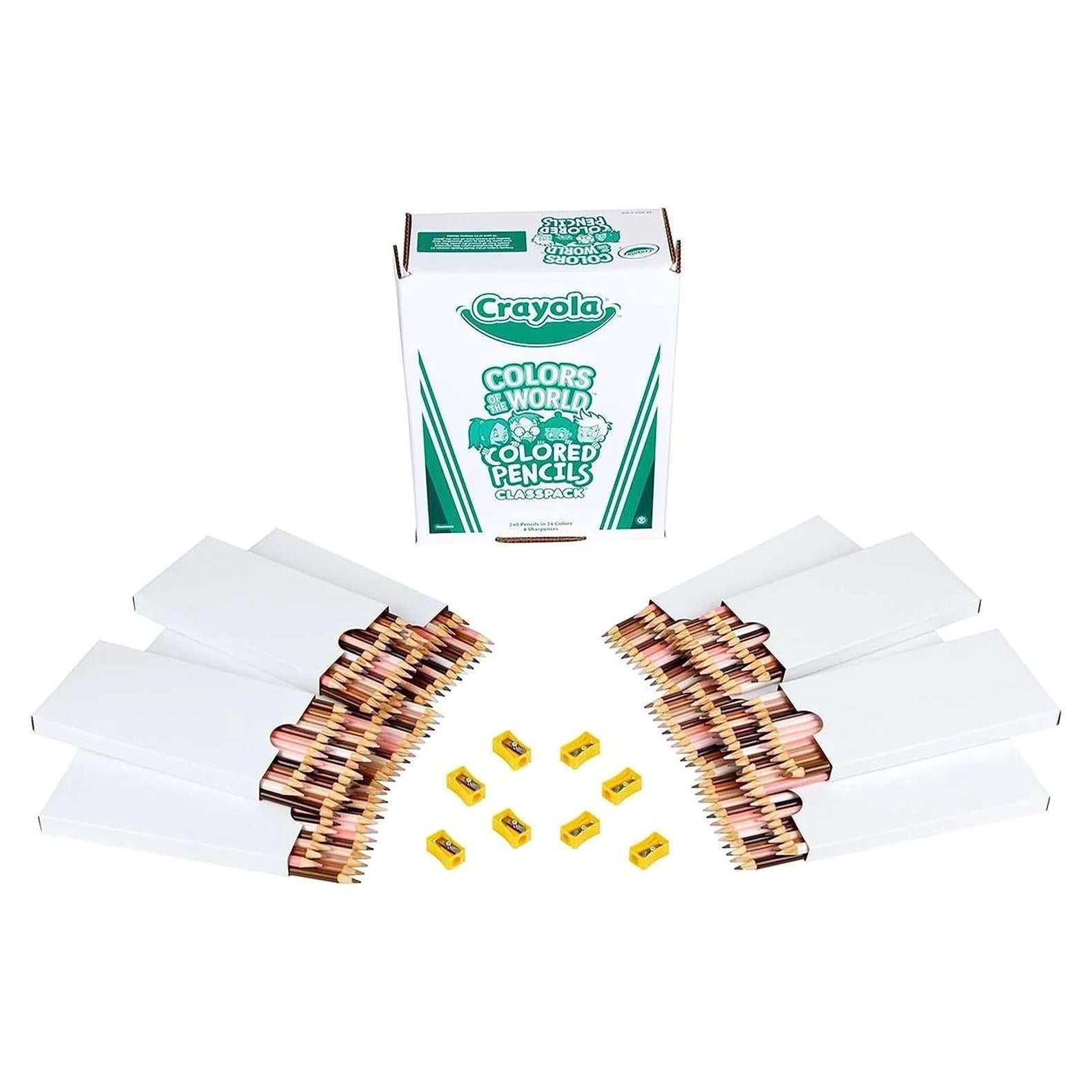 Lápices de Colores de Tono de Piel Crayola 240ct - Paquete de Clase