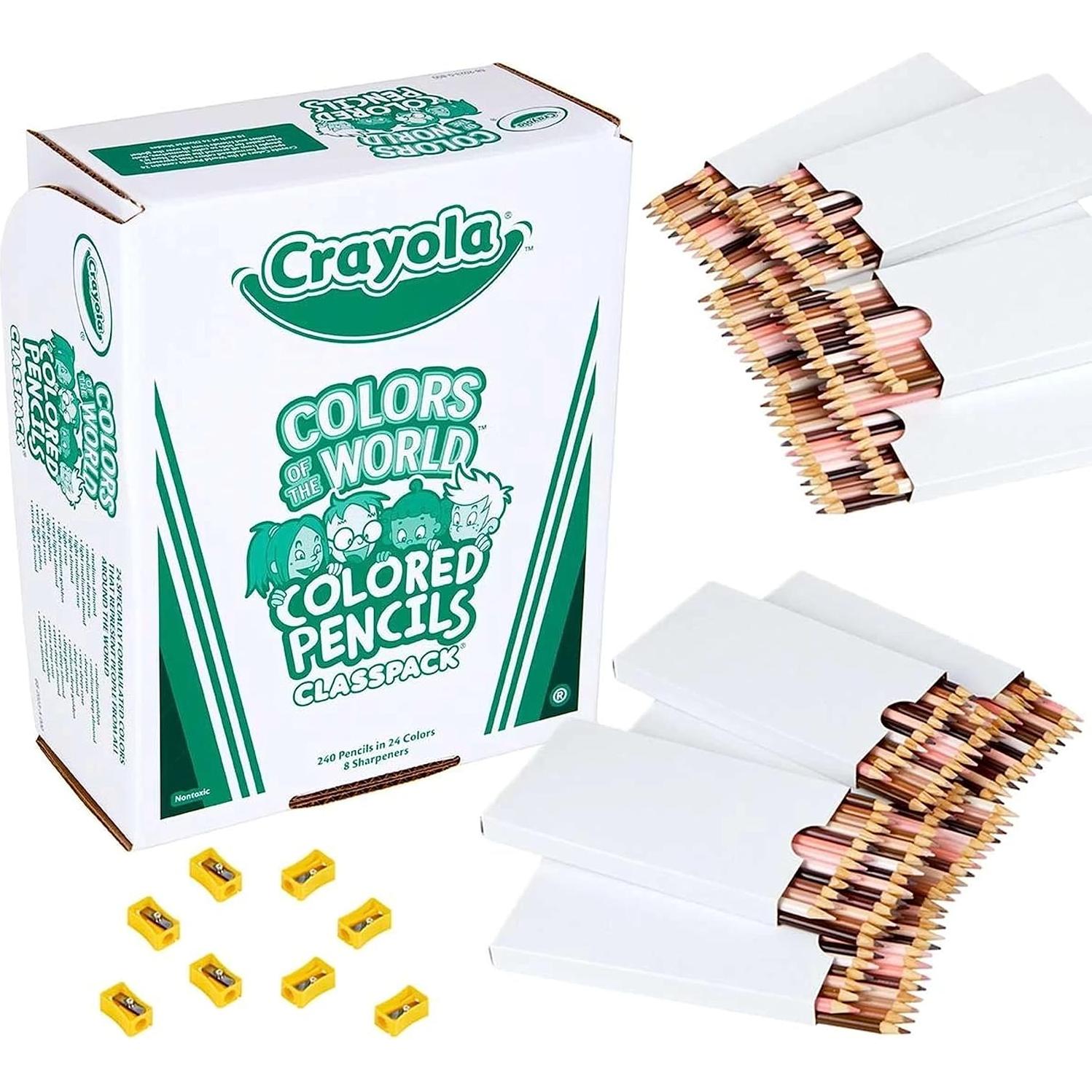 Lápices de Colores de Tono de Piel Crayola 240ct - Paquete de Clase