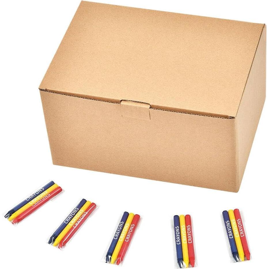 Paquete a granel de crayones Madisi 900 unidades 3 colores