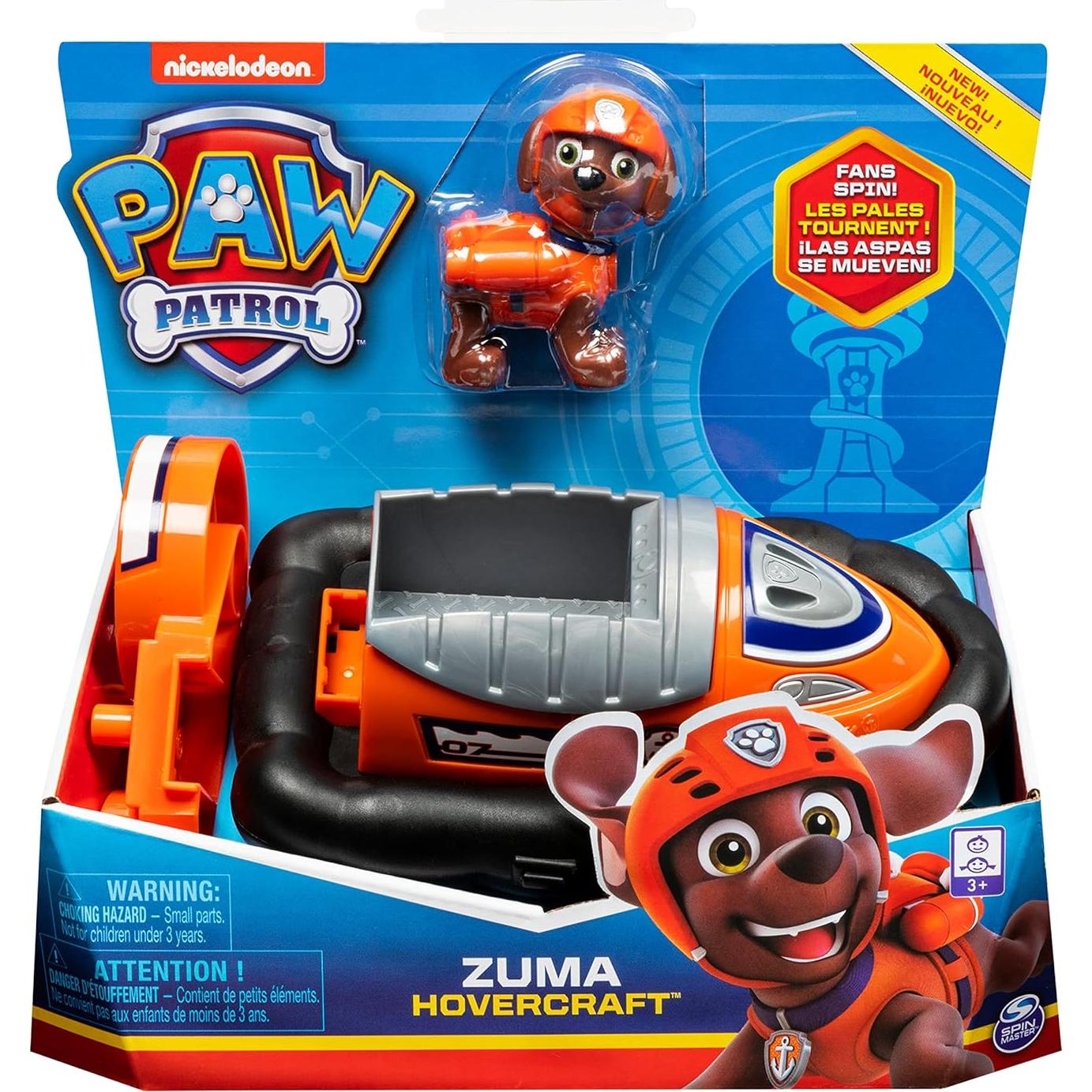 Hovercraft de Zuma PAW Patrol con figura coleccionable 20.3 cm
