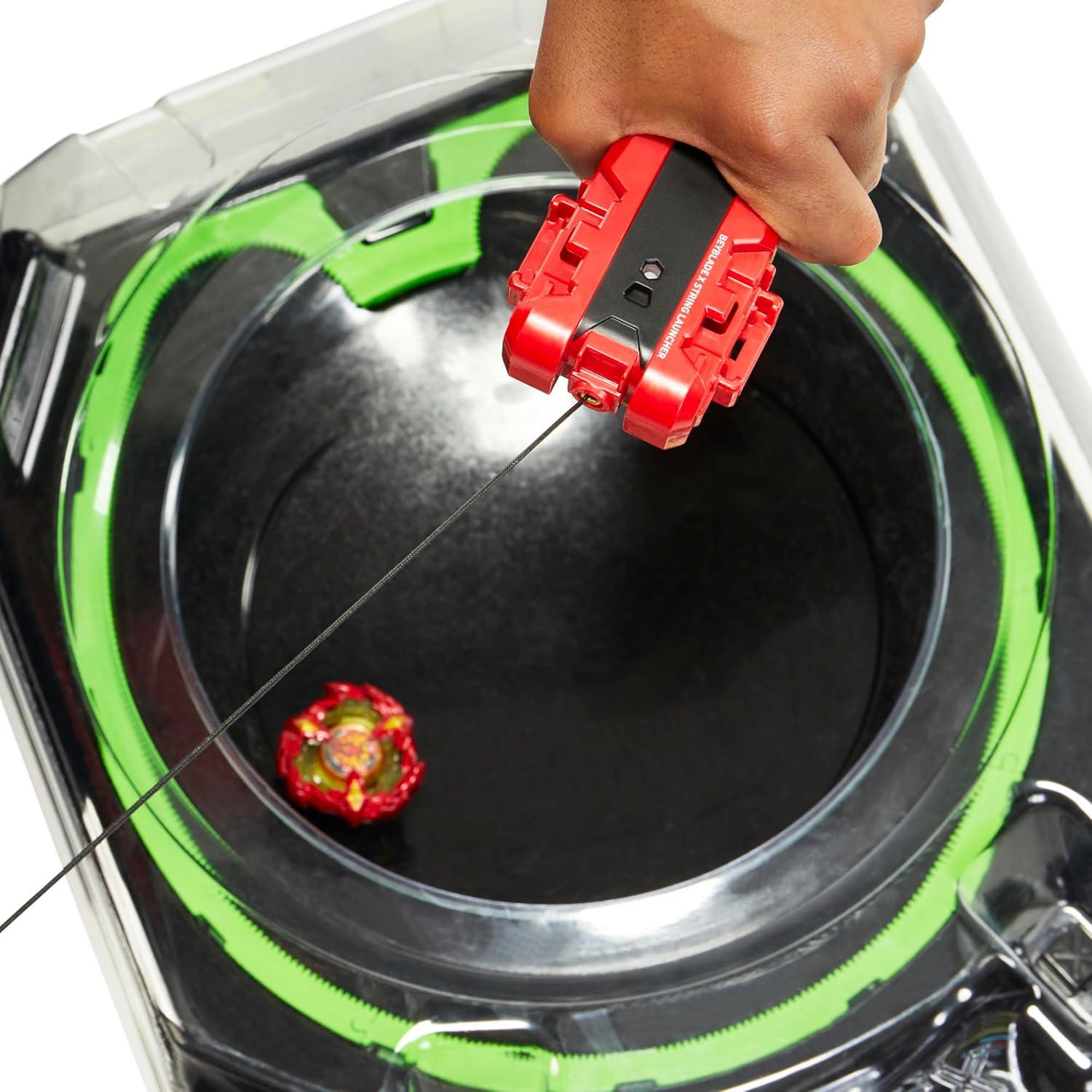 Beyblade X Soar Phoenix 9-60GF Lanzador de Cuerda Deluxe