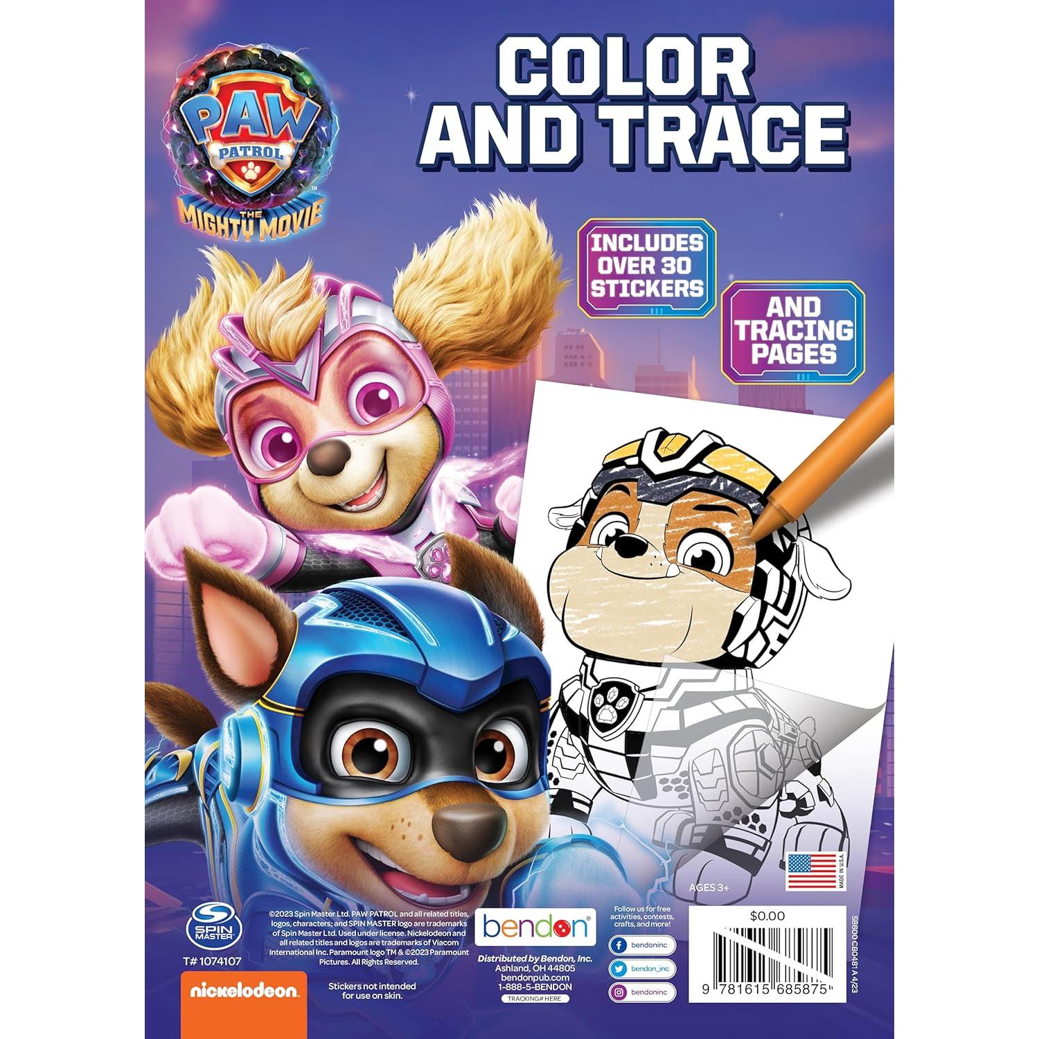 Libro de Actividades para Colorear PAW Patrol Bendon 58600