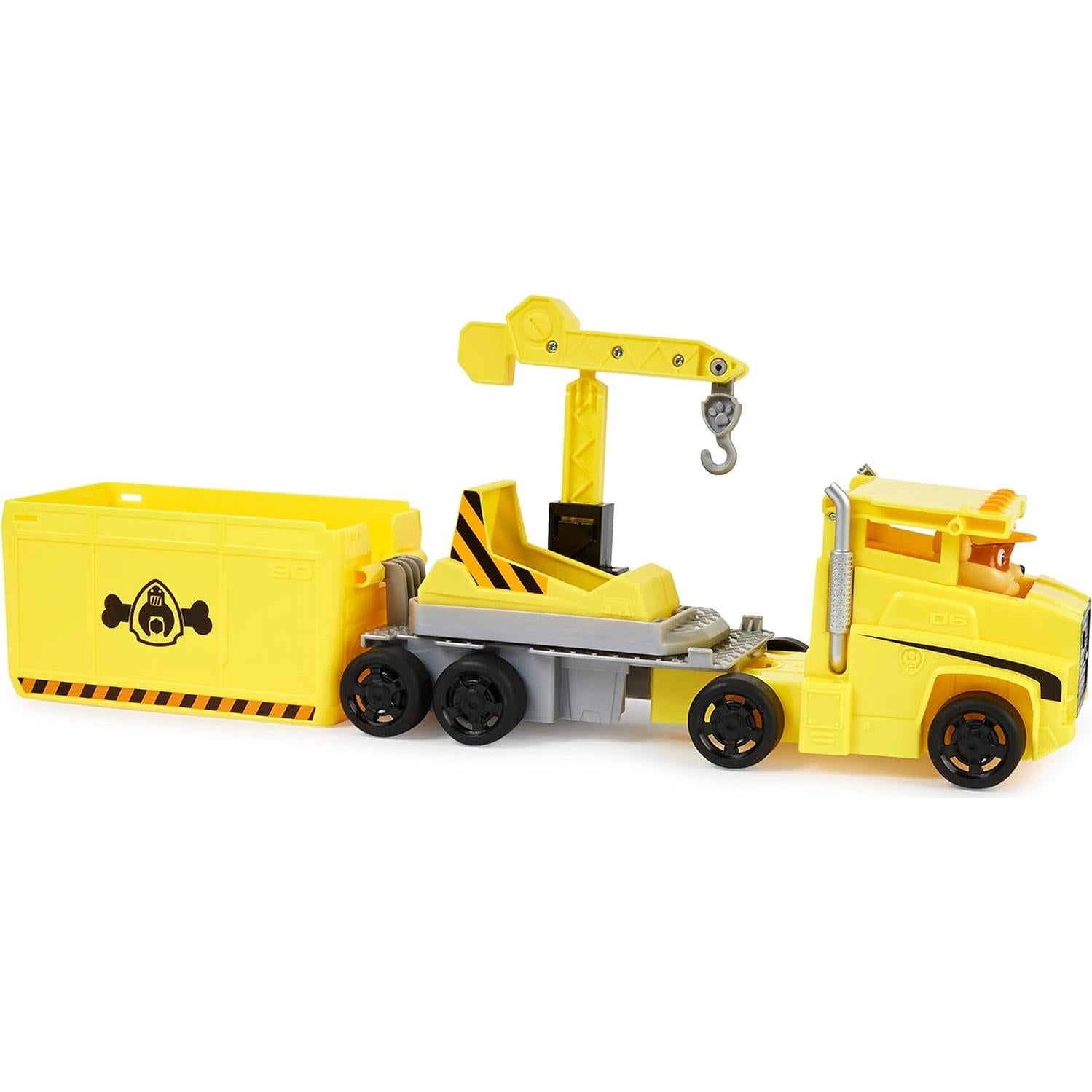 Camión de Rescate Rubble PAW PATROL - Juguete Transformable 26cm