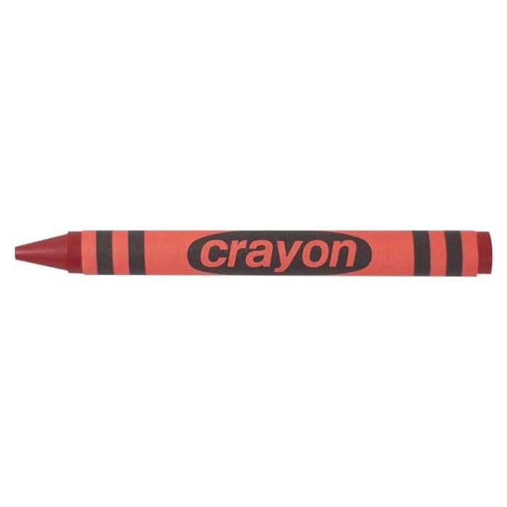 Paquete de 80 crayones rojos Lucky Art Crayonology 380g