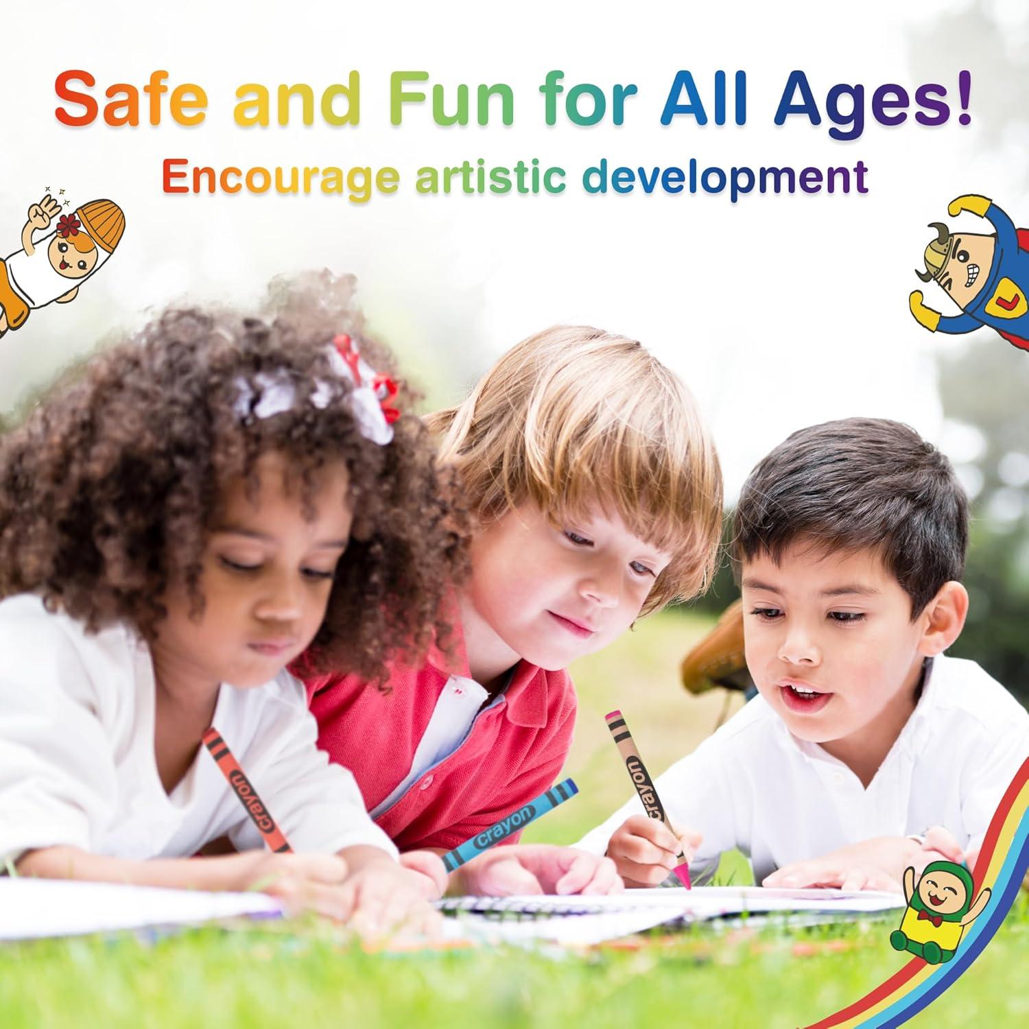 Paquete de 80 crayones rojos Lucky Art Crayonology 380g