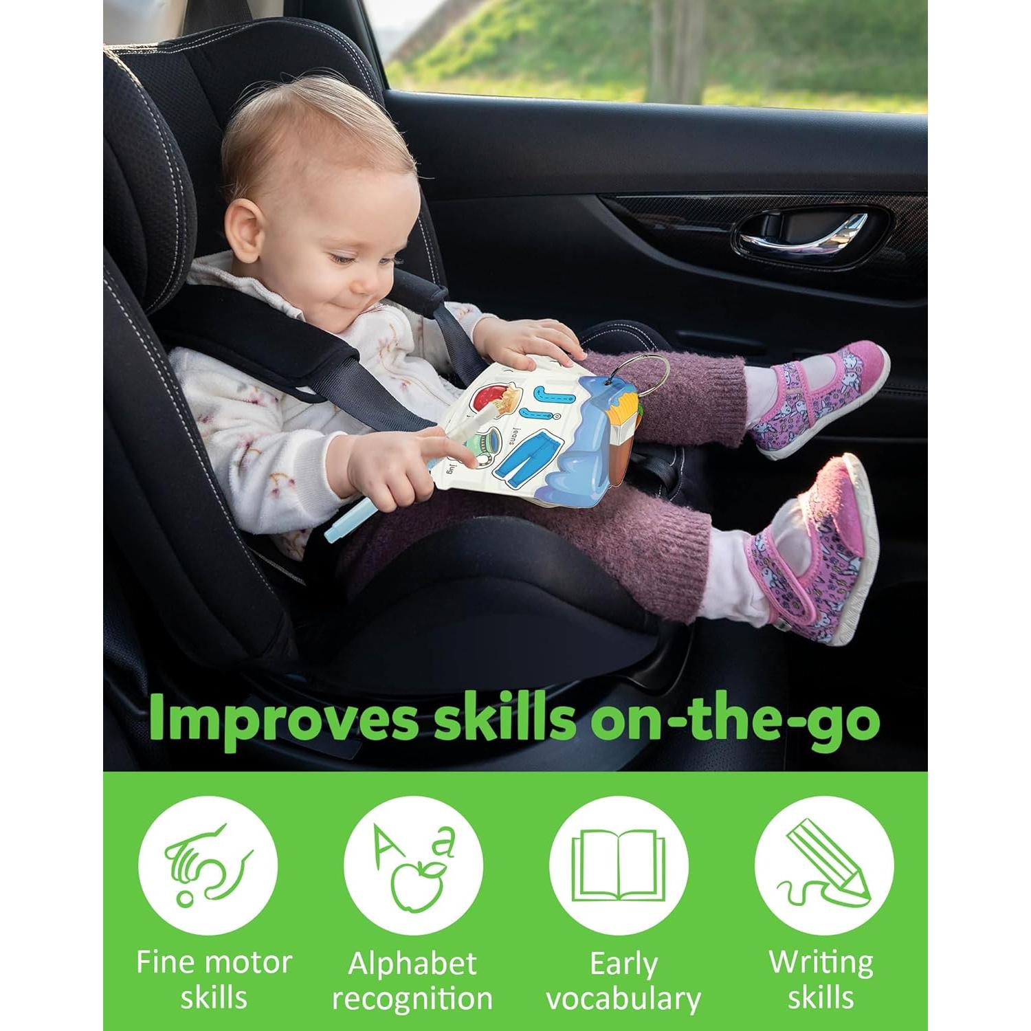 Tarjetas de Pintura con Agua Coogam - Alfabeto Reutilizables