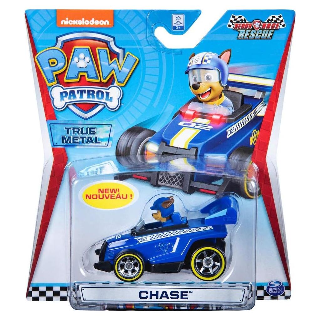 Coche Diecast Paw Patrol Chase Rescate 1:55 Escala