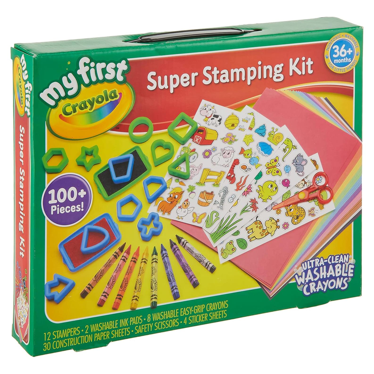Kit de Sellos y Crayones Super Crayola MF - 45 piezas