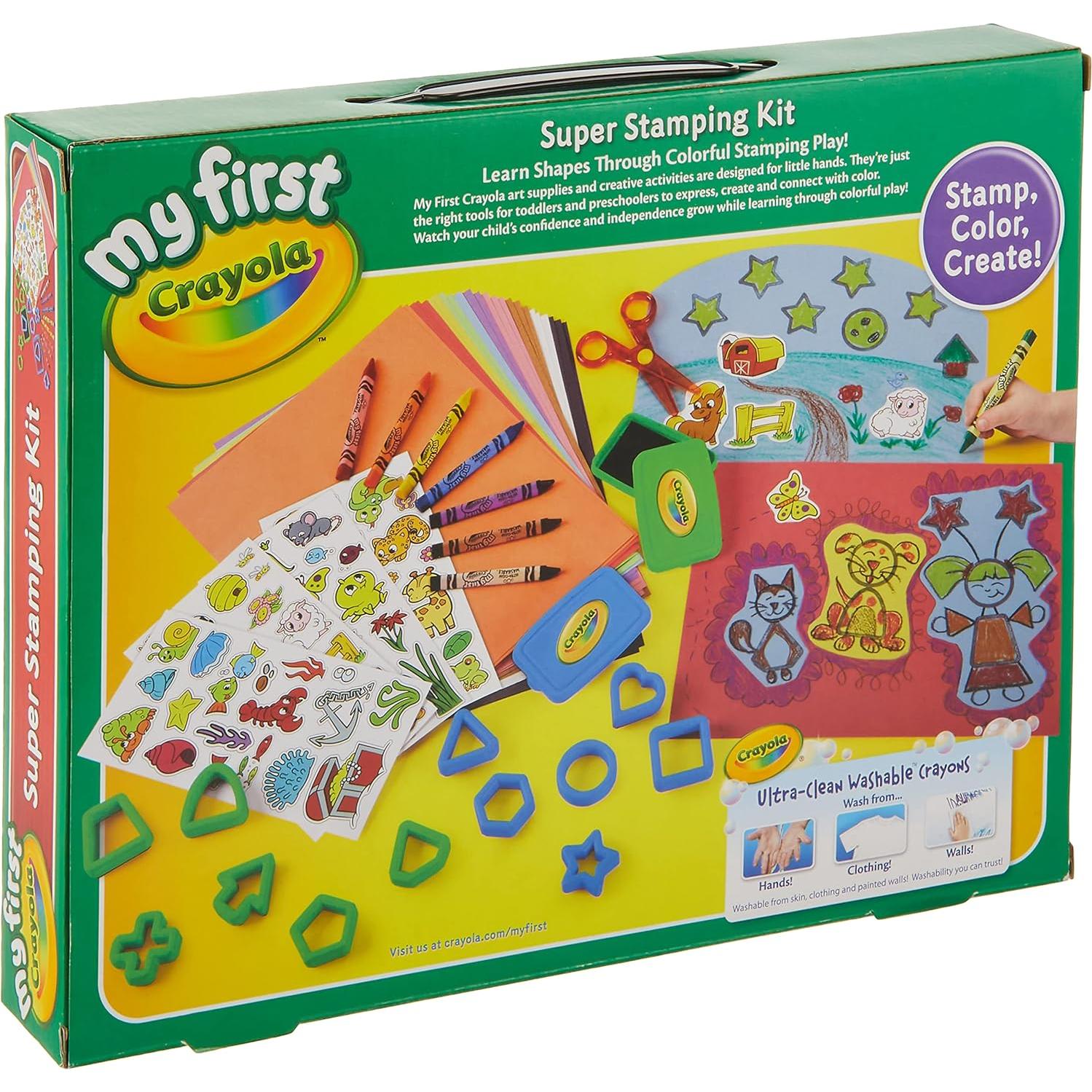 Kit de Sellos y Crayones Super Crayola MF - 45 piezas